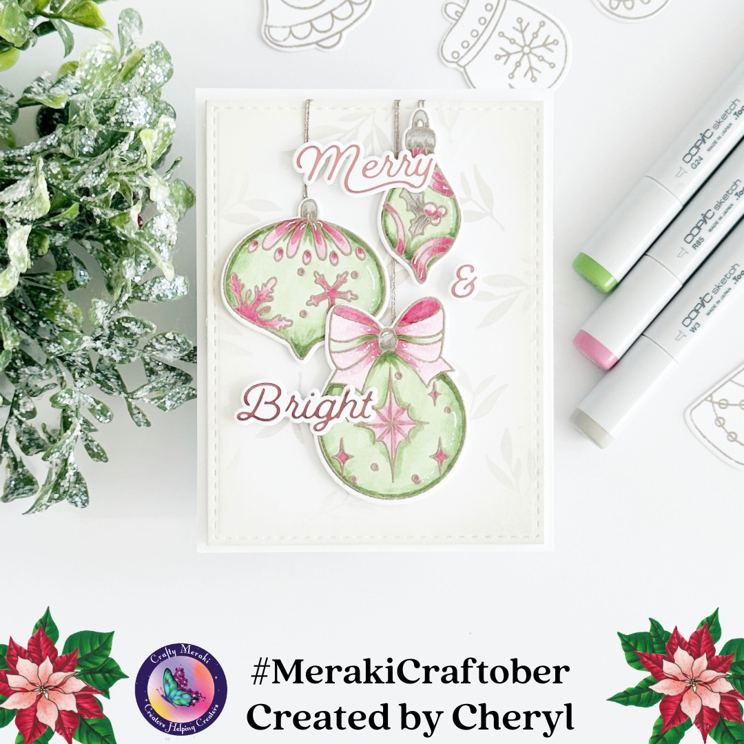 Crafty Meraki Jingle Jewels Stamp Set