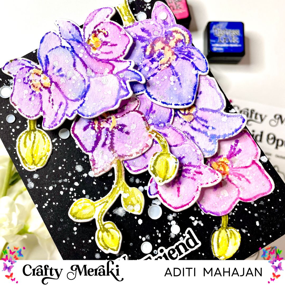 Crafty Meraki Orchid Opulence Coordinating Die