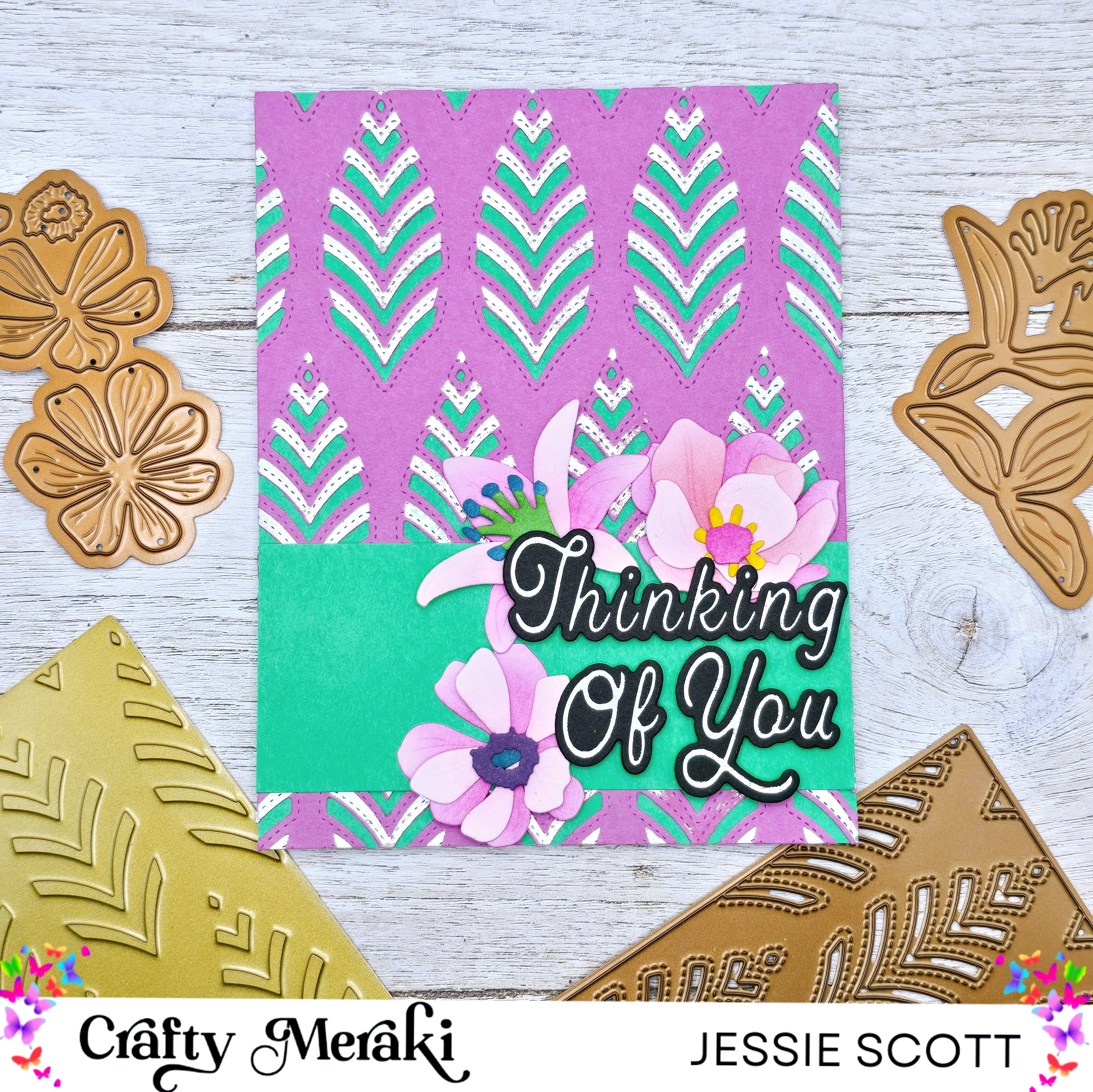 Crafty Meraki Sahara Symphony Hot Foil Plate