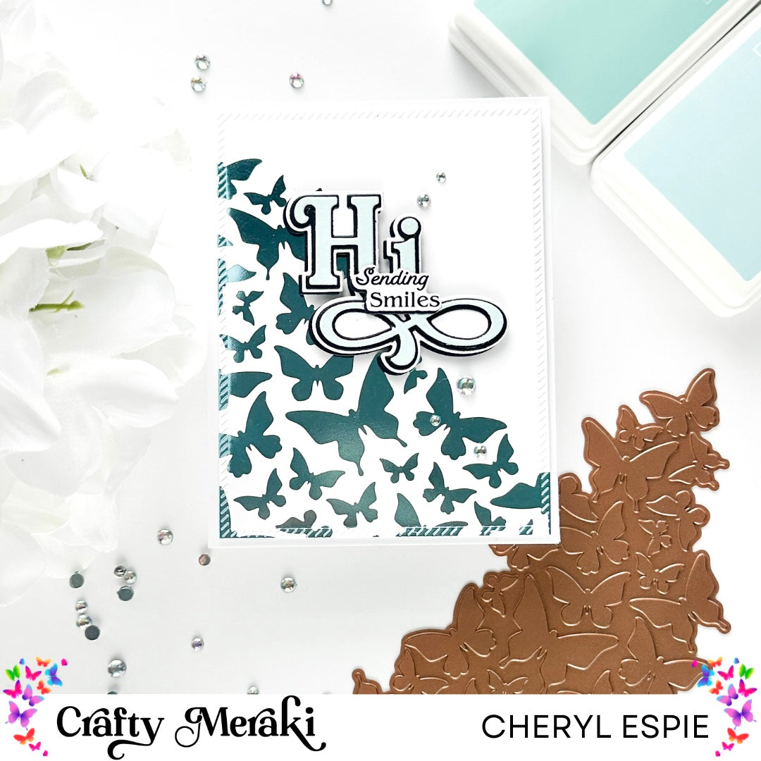 Crafty Meraki Timeless Elegance Hot Foil Plate