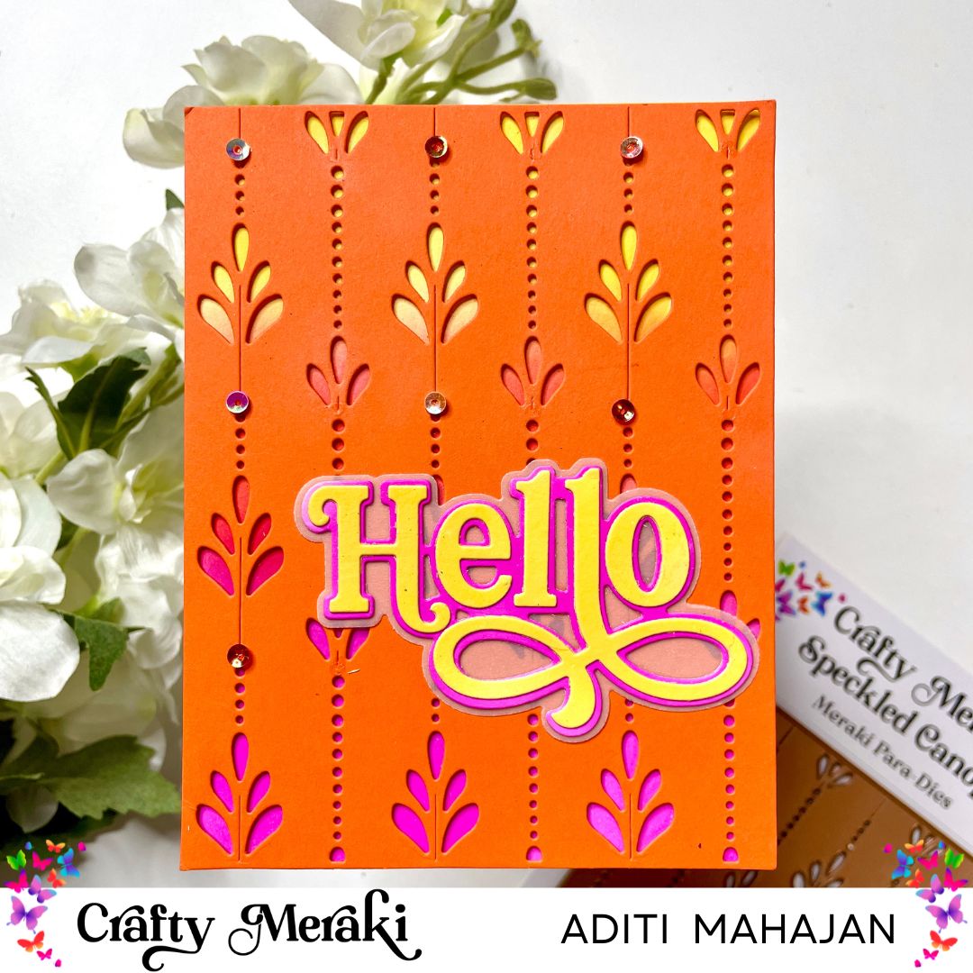 Crafty Meraki Speckled Canopy Background A2