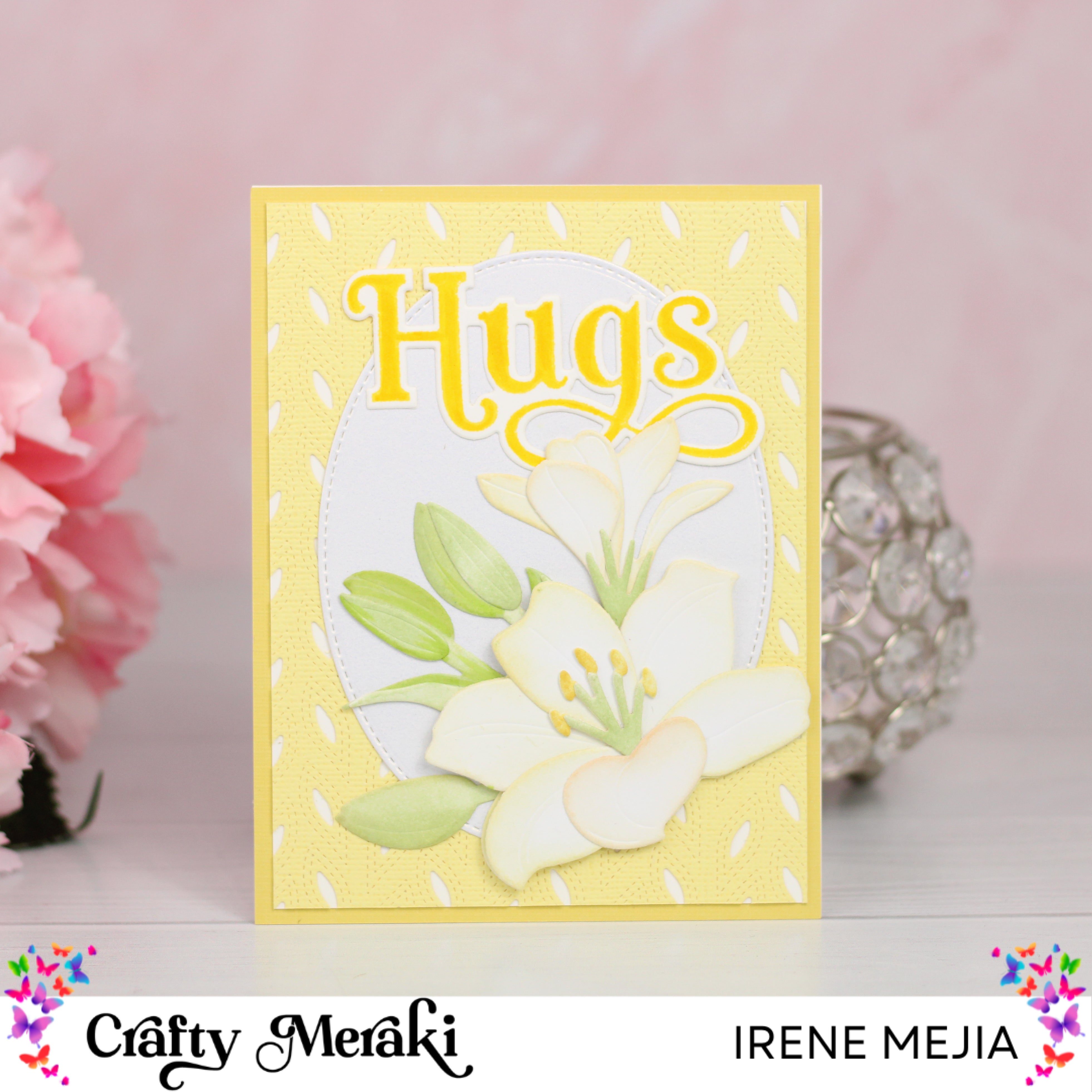 Crafty Meraki Fern Lattice Background A2