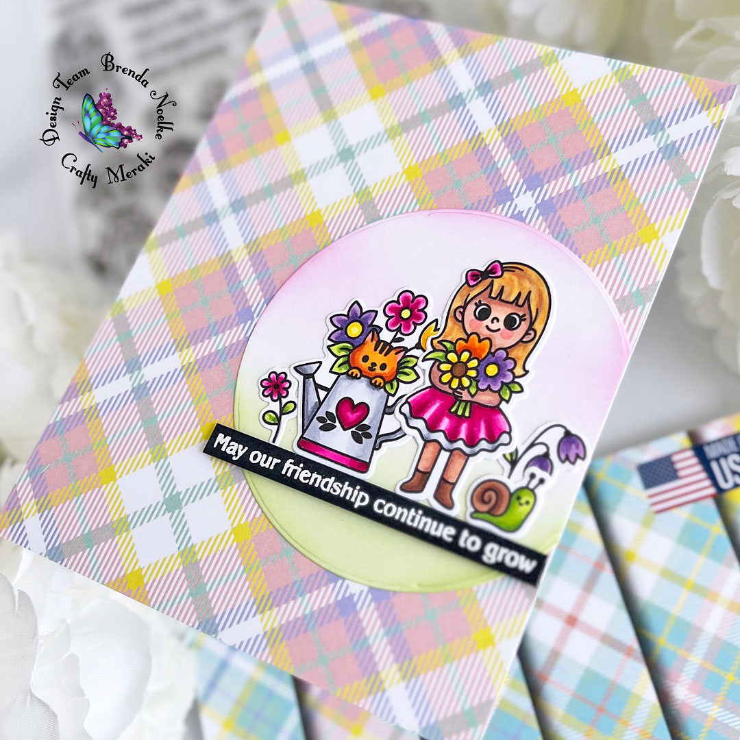 Crafty Meraki Luxe Plaid Pattern Paper Pack