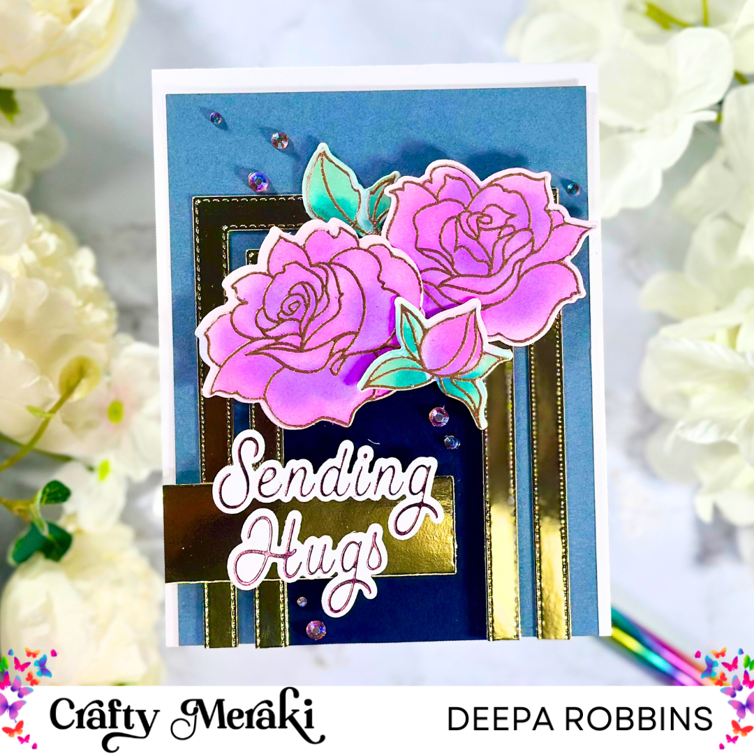 Crafty Meraki Rose Rhapsody Stamp Set