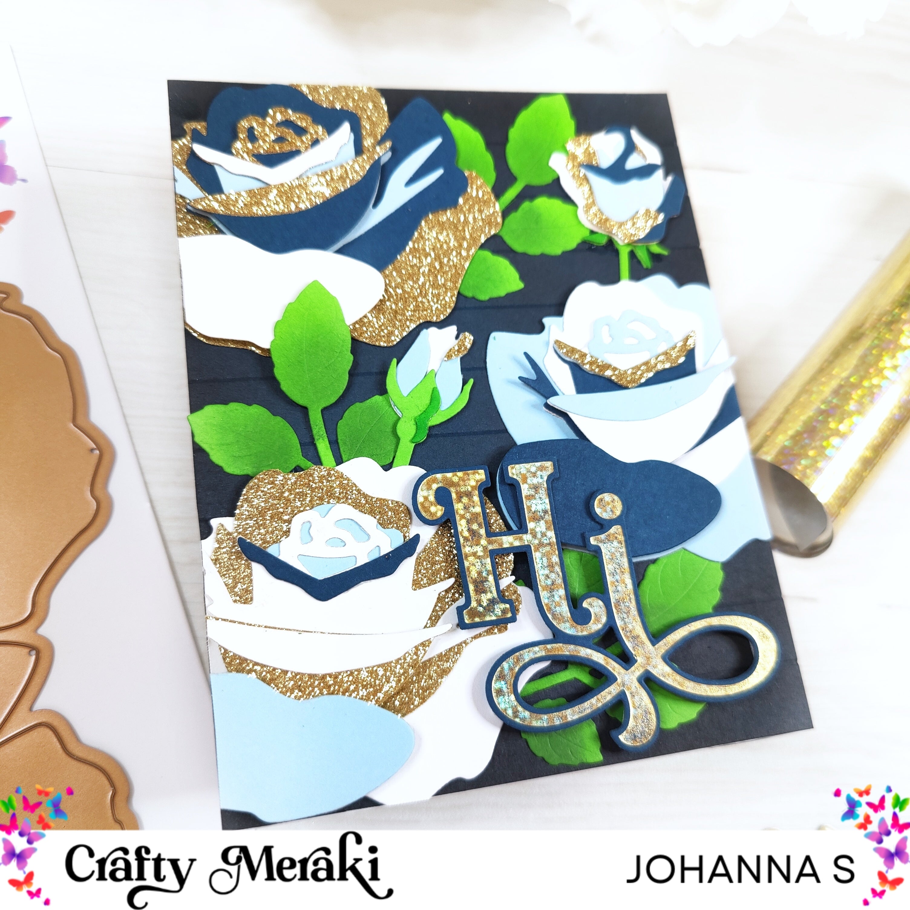 Crafty Meraki - Meraki Moments Hi Hot Foil plate and Die combo