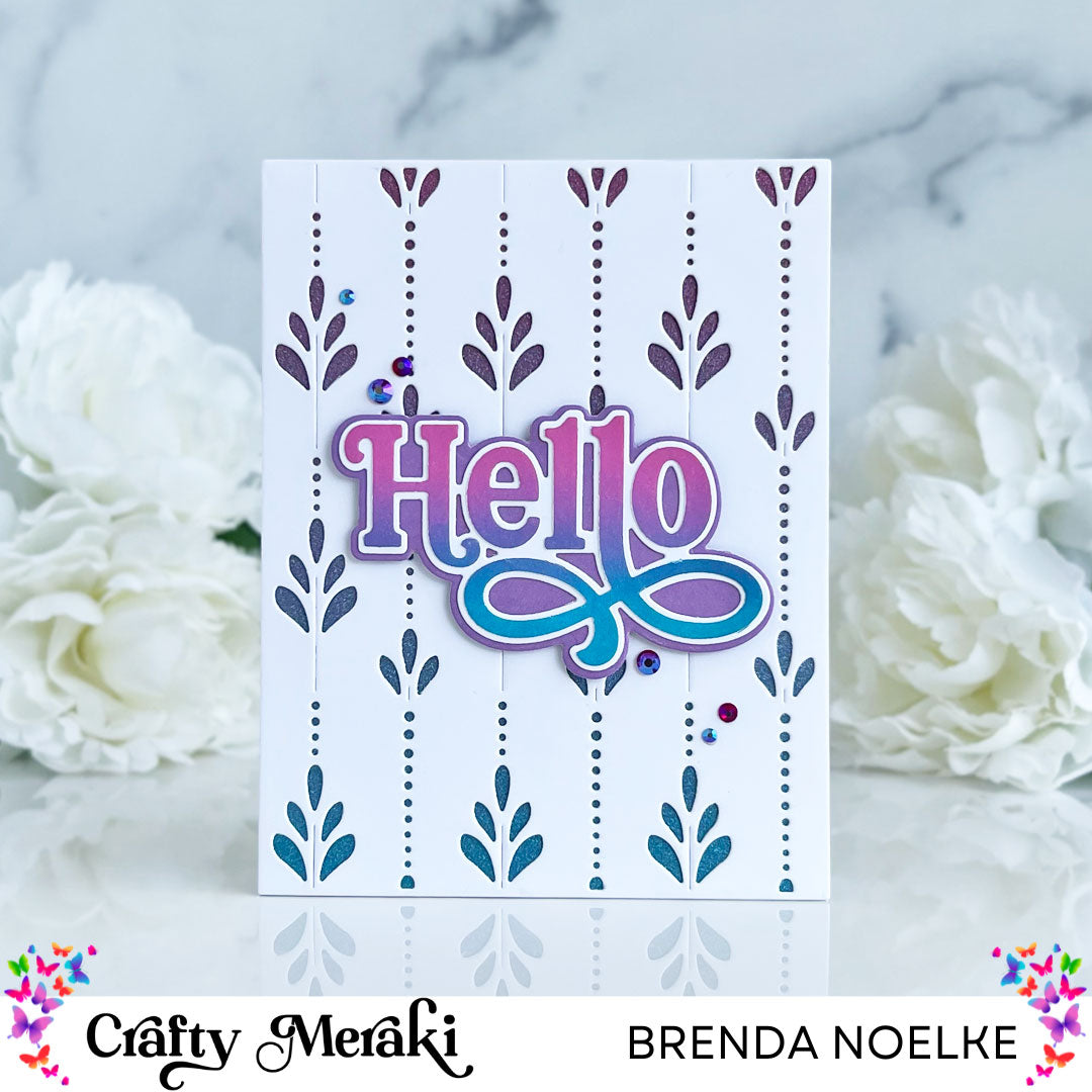 Crafty Meraki Speckled Canopy Background A2
