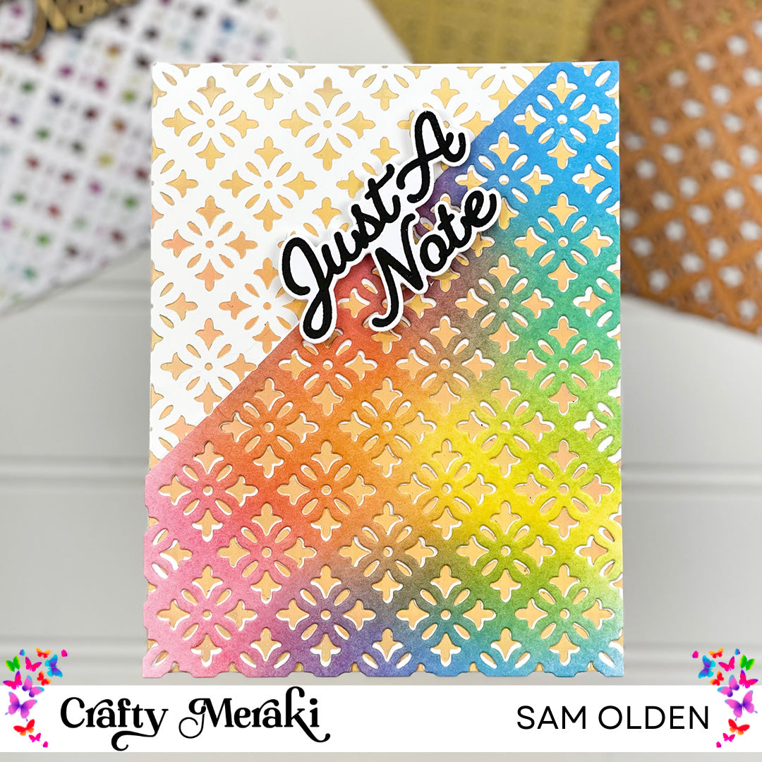 Crafty Meraki Marrakech Mosaic Hot Foil Plate