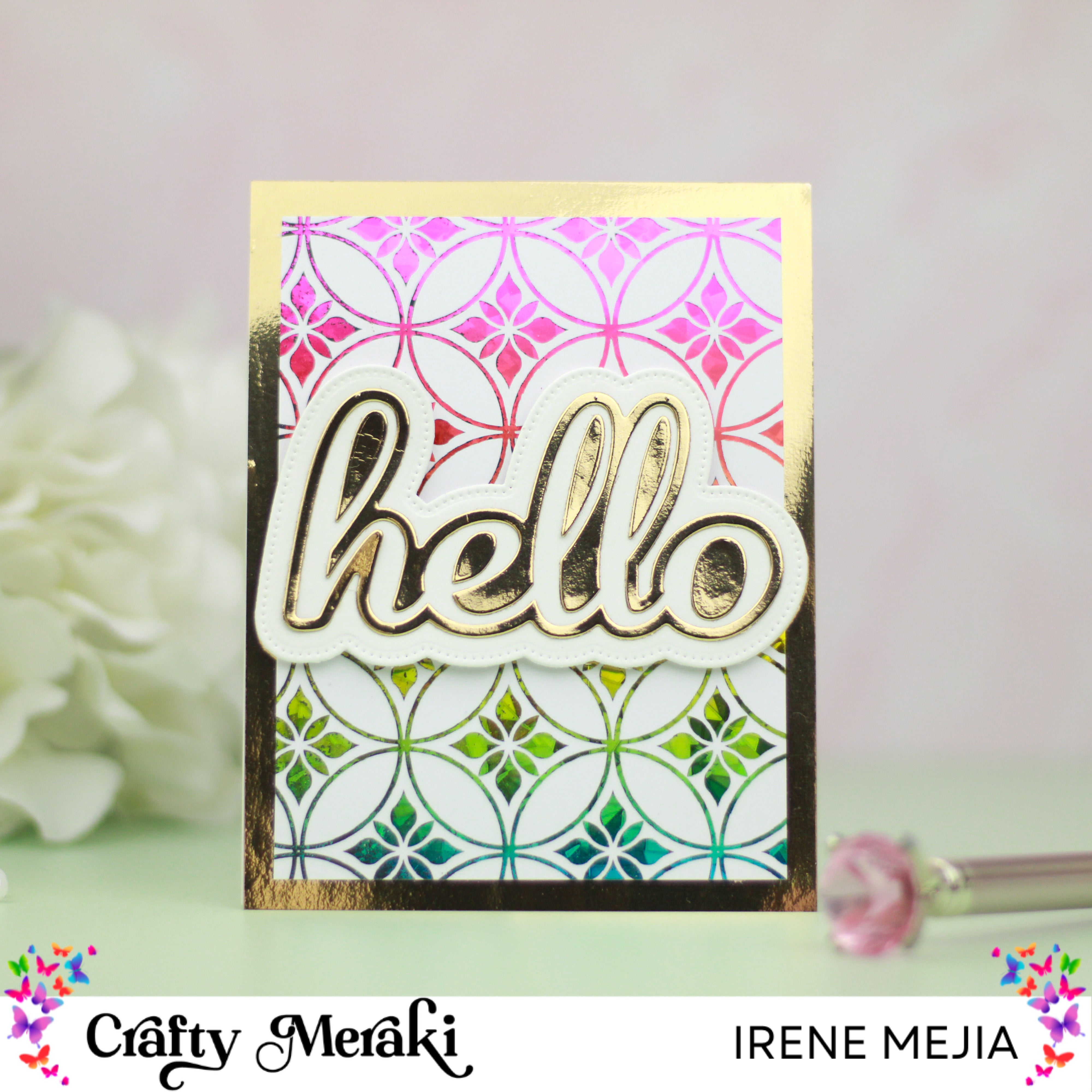 Crafty Meraki Effortless Shimmer Paper - Arabesque ESP