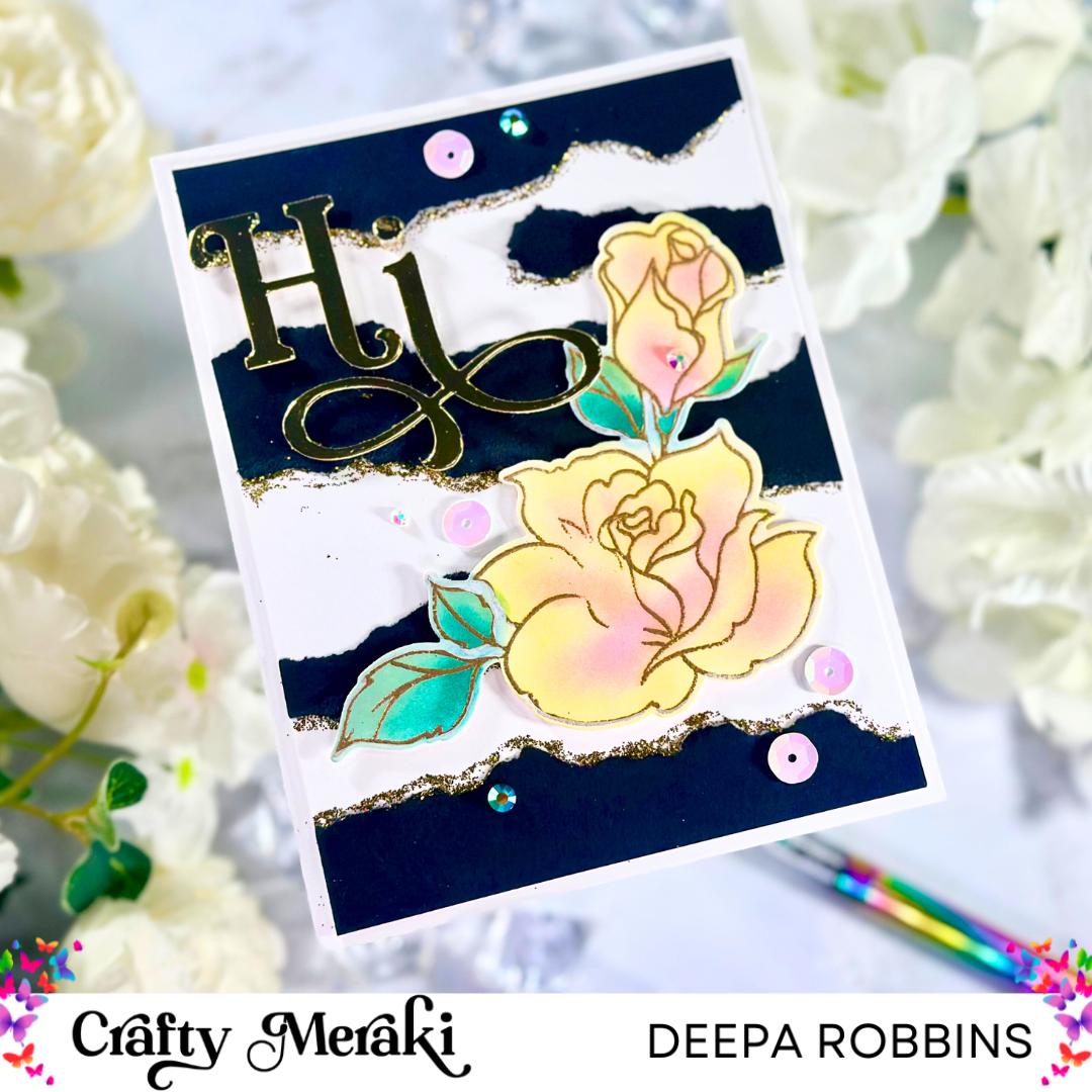 Crafty Meraki Rose Rhapsody Coordinating Die