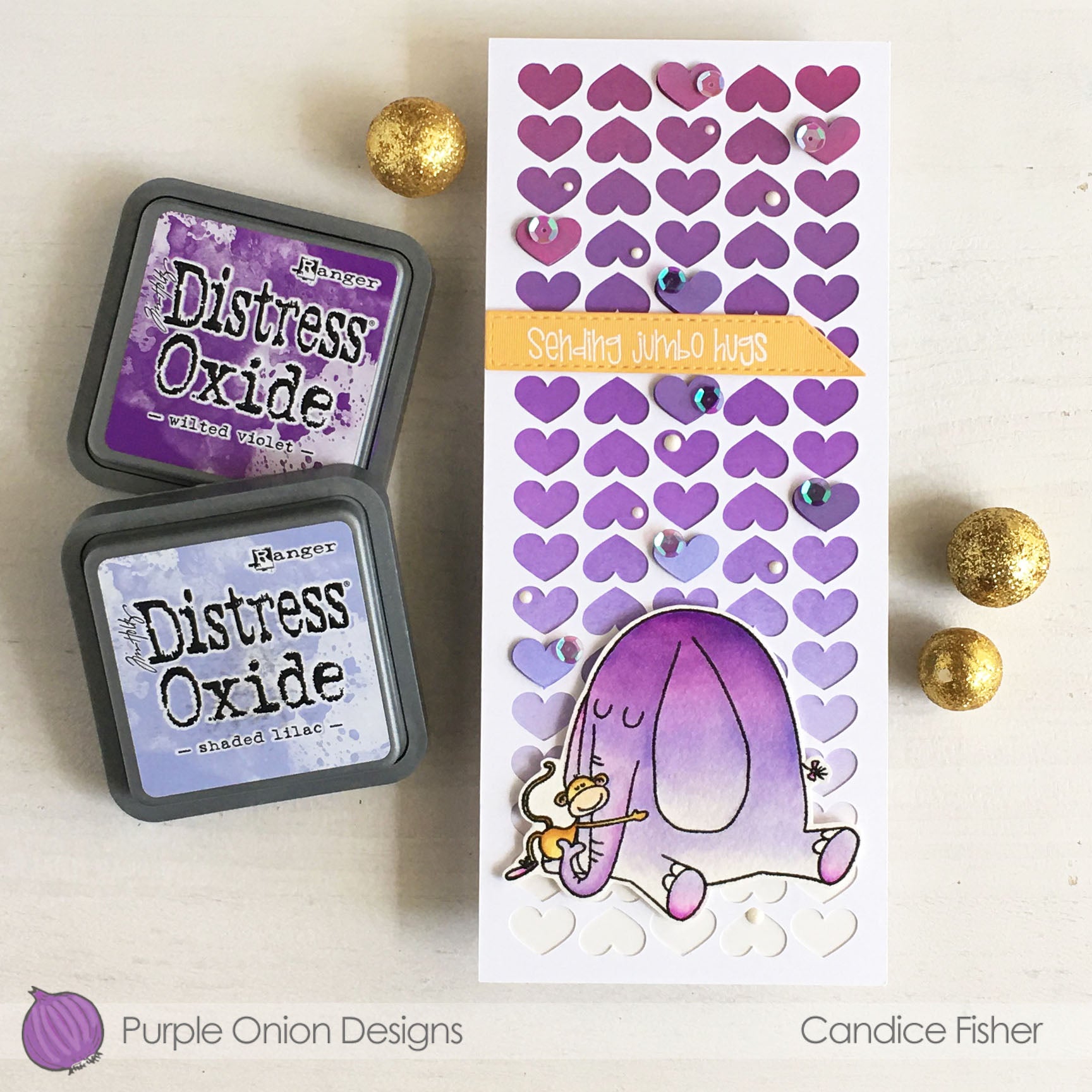 Crafty Meraki Whole-Heartedly Slimline die - Crafty Meraki