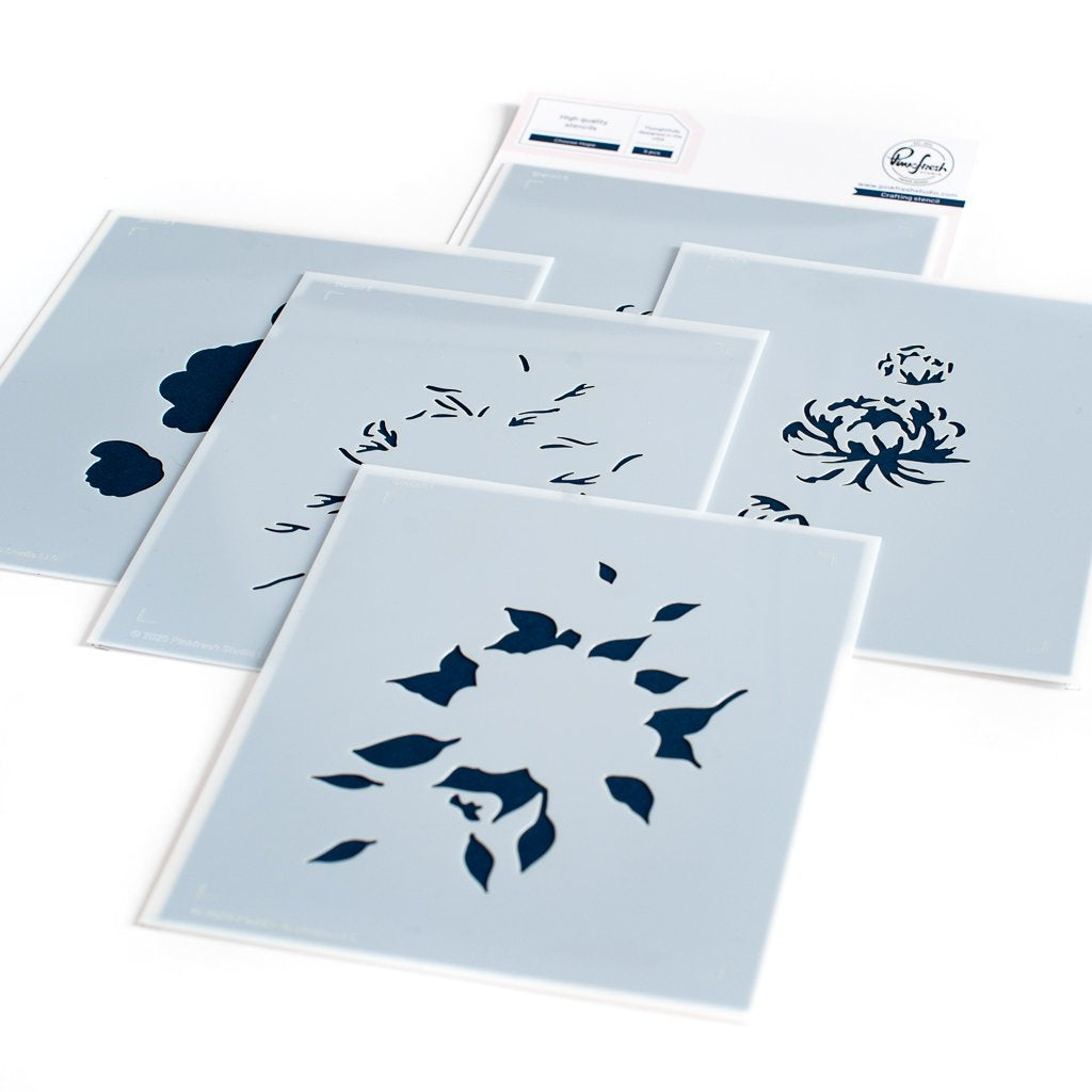 Pinkfresh Studio Choose Hope layering Stencil set - Crafty Meraki