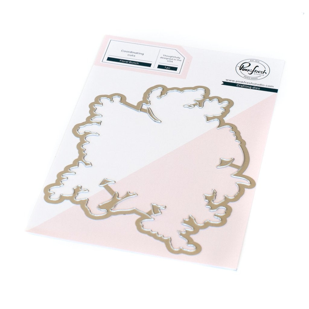 Pinkfresh Studio Floral Bunch layering stencil set - Crafty Meraki