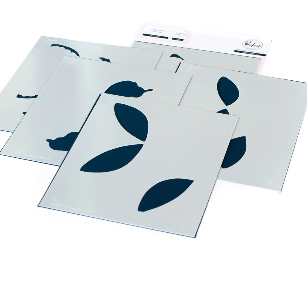 Pinkfresh Studio butterflies stencil set - Crafty Meraki