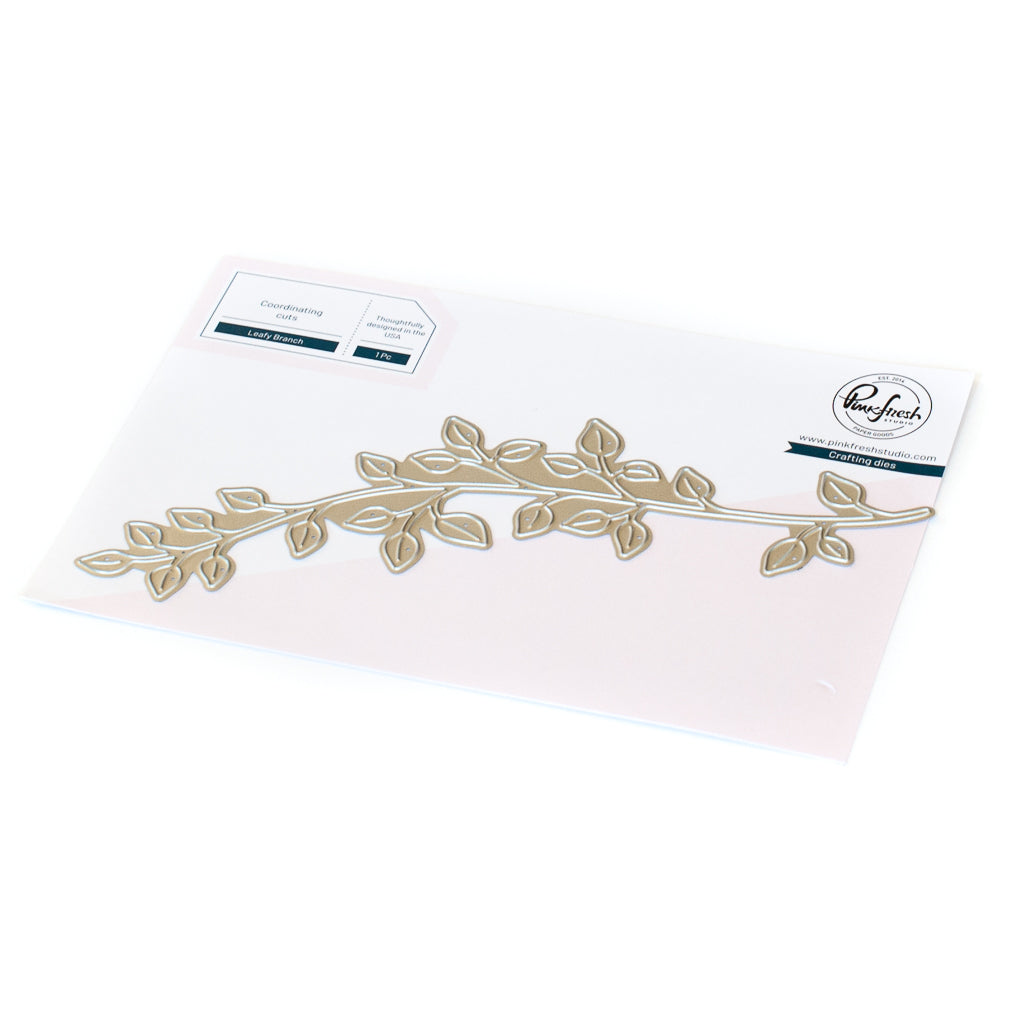 Pinkfresh Studio Leafy Branch die (new 2022) - Crafty Meraki