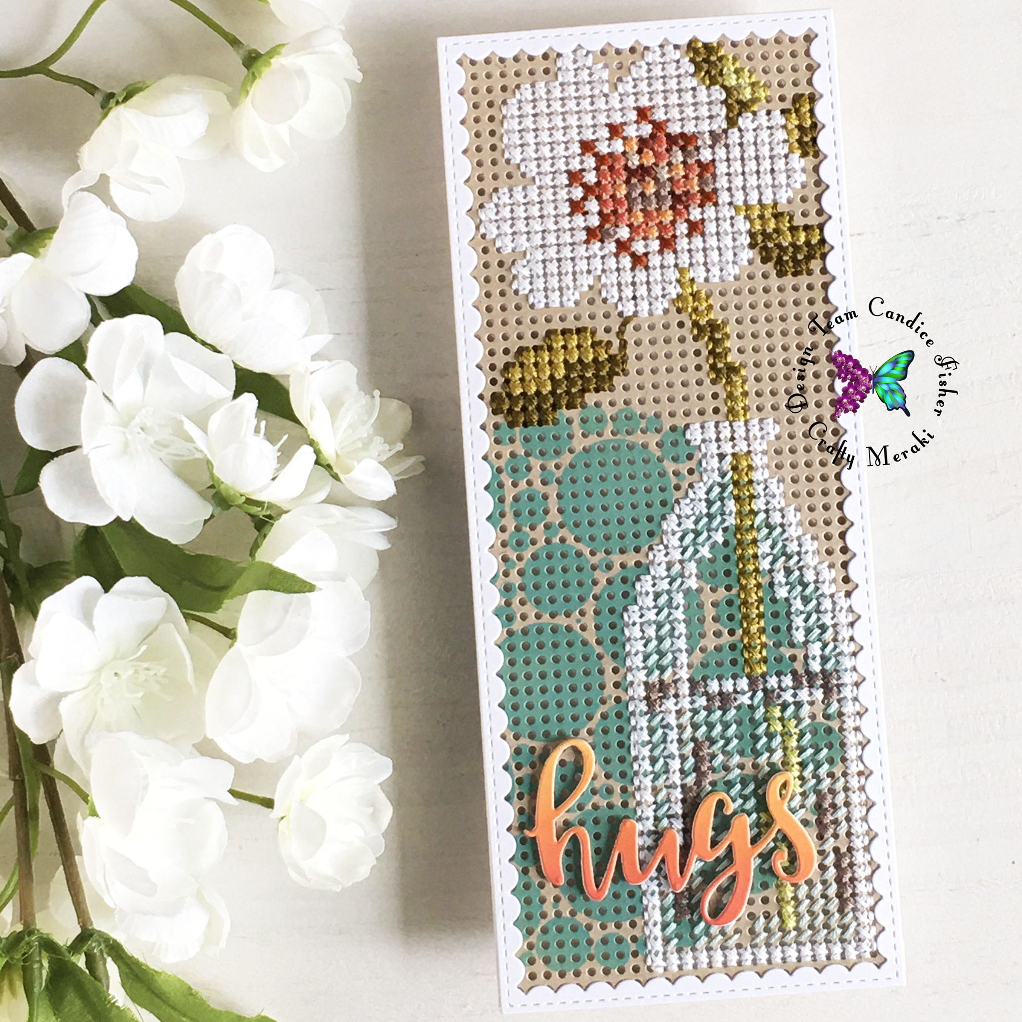 Crafty Meraki Stitch-A-Cross Slimline die - Crafty Meraki
