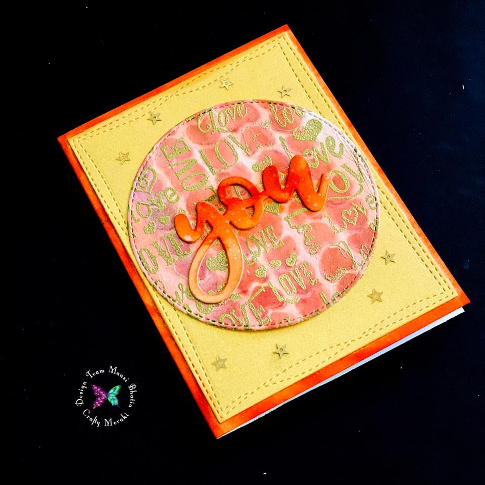 Crafty Meraki Whole-Heartedly Slimline die - Crafty Meraki