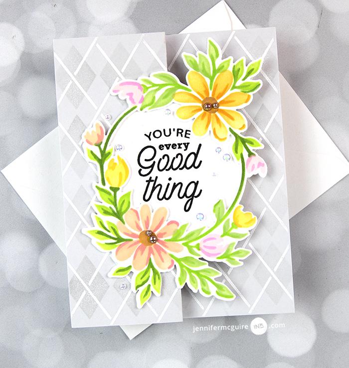 Pinkfresh Studio Daisy Wreath Die - Crafty Meraki