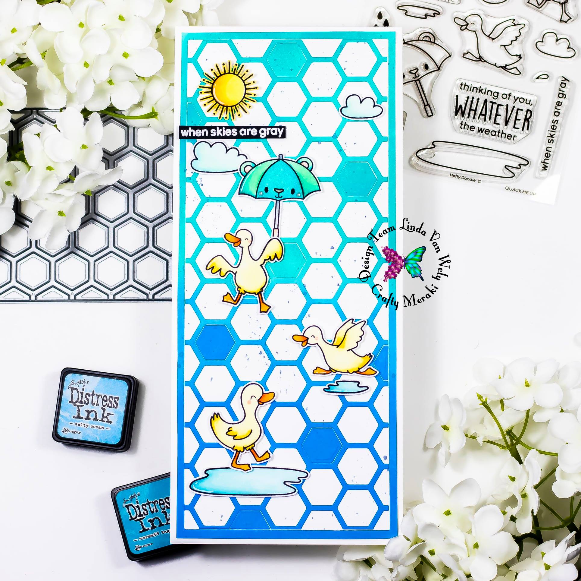 Crafty Meraki Crafty Hive Slimline die - Crafty Meraki