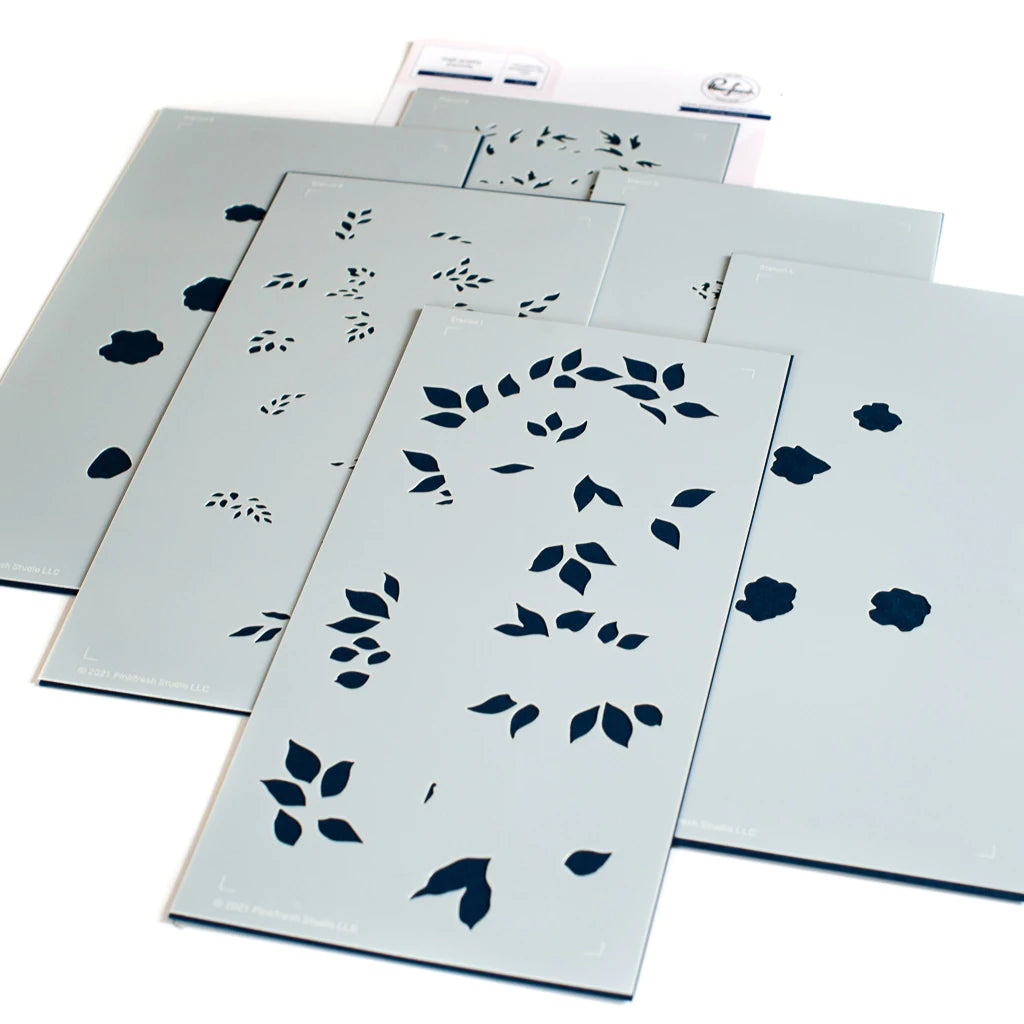 Pinkfresh Studio English garden stencil - Crafty Meraki