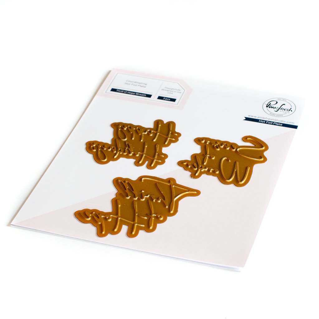 Pinkfresh Studio Thrill of Hope hot foil plate - Crafty Meraki