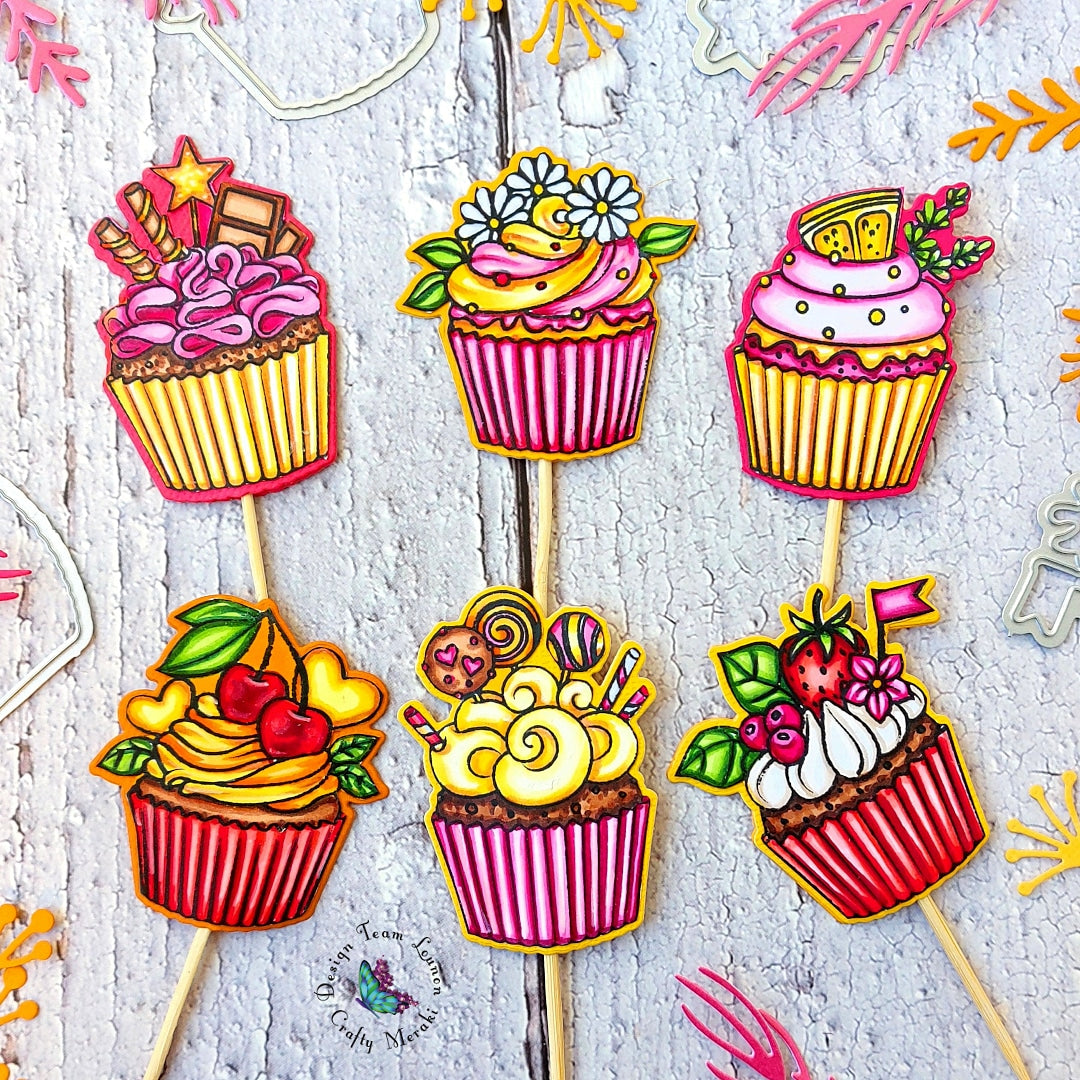 Crafty Meraki Be Your Own Kind of Cupcake Stamp set - Crafty Meraki