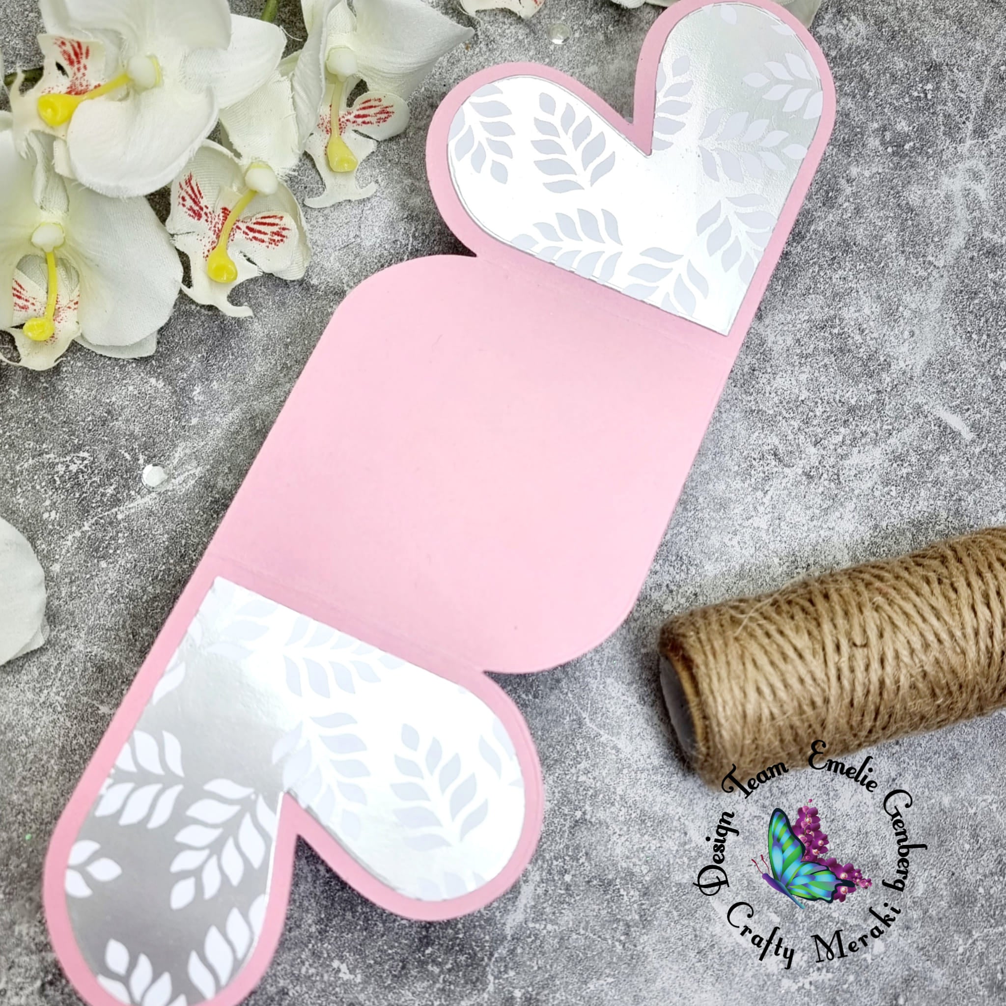 Crafty Meraki Love Note Folding Note Card Dies - Crafty Meraki