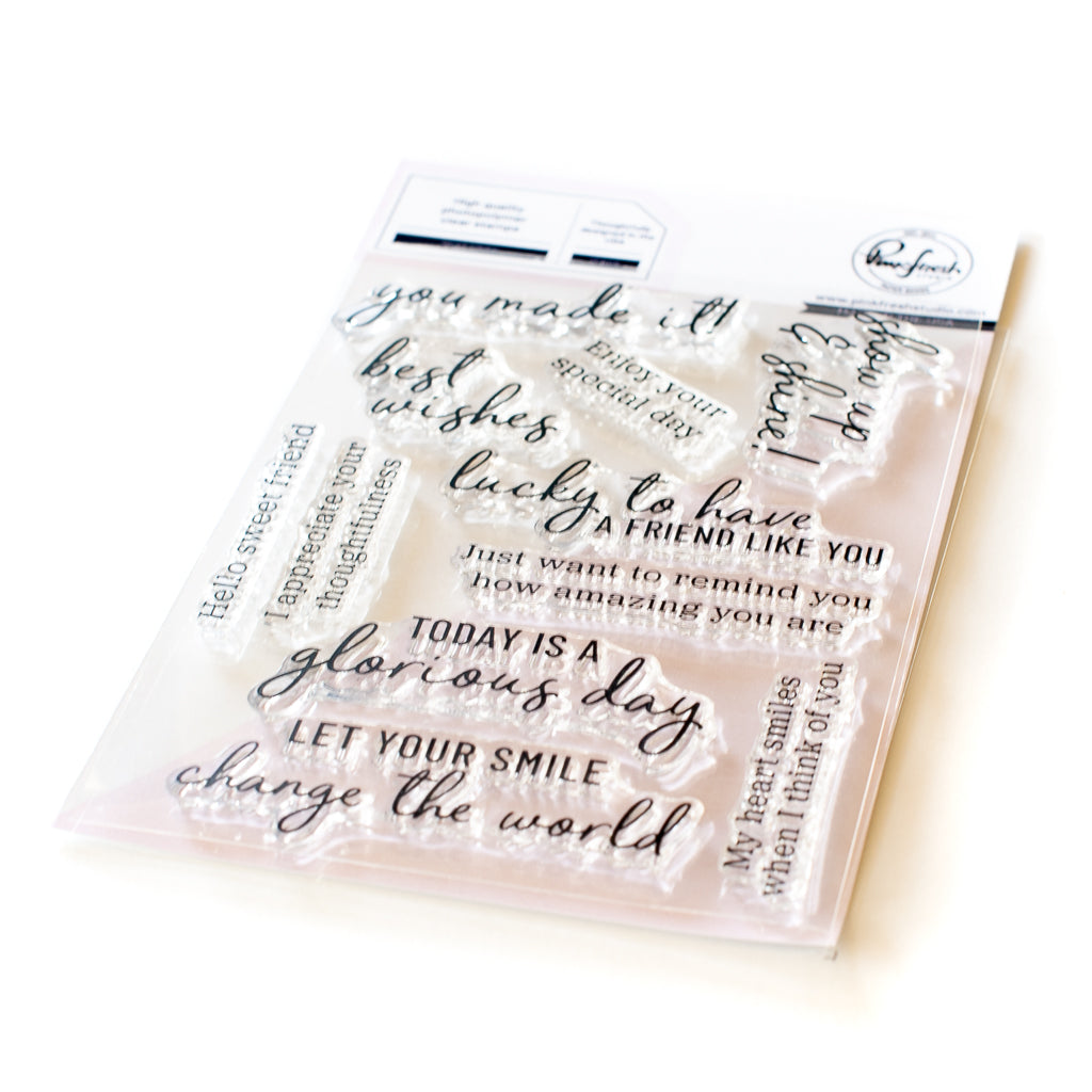 pinkfreshstudio Heart Smiles stamp - Crafty Meraki