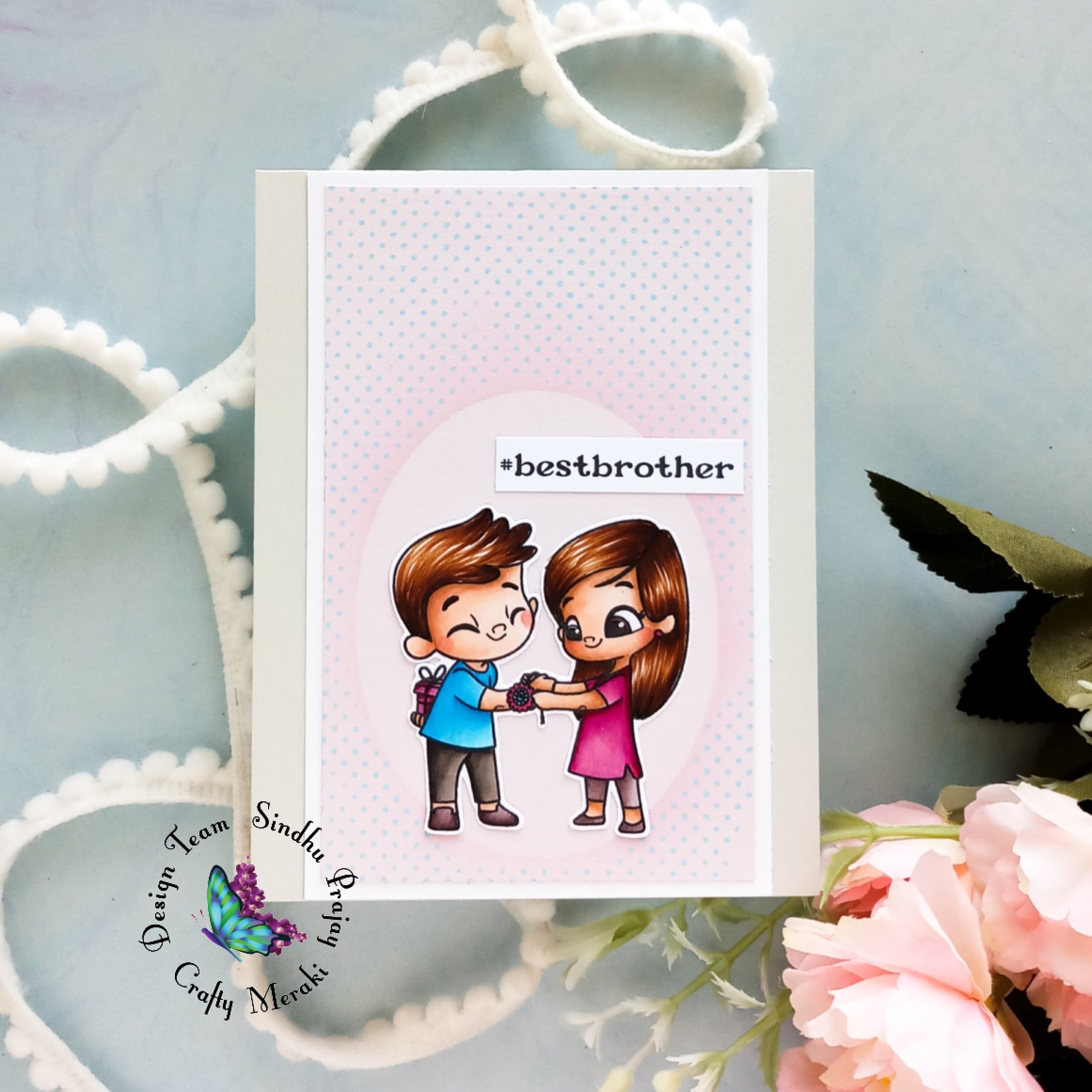 Crafty Meraki Happy Rakhi stamp set - Crafty Meraki