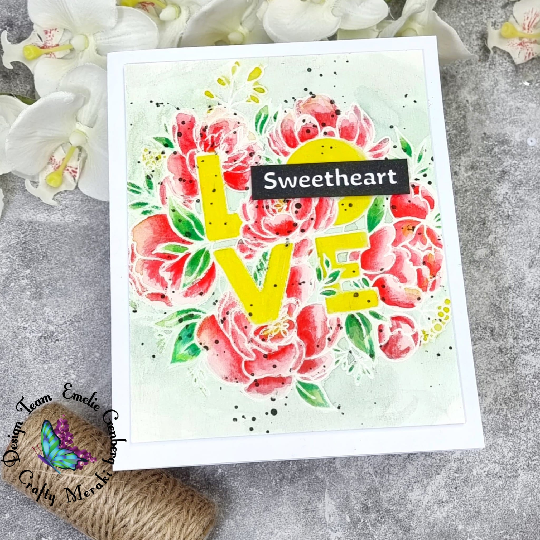 Crafty Meraki All You Need is Love Stamp set - Crafty Meraki