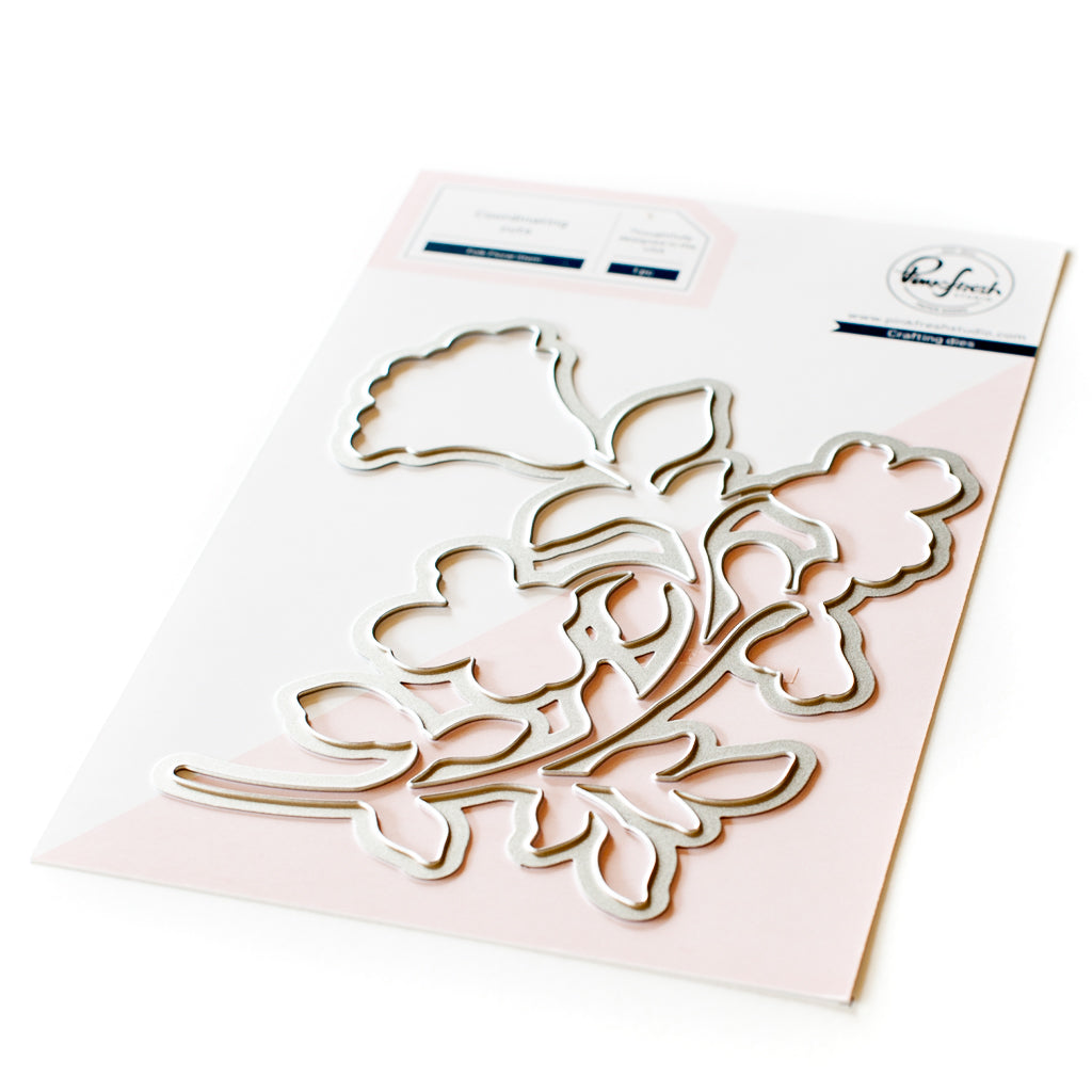 pinkfresh studio Folk Floral Stem die - Crafty Meraki
