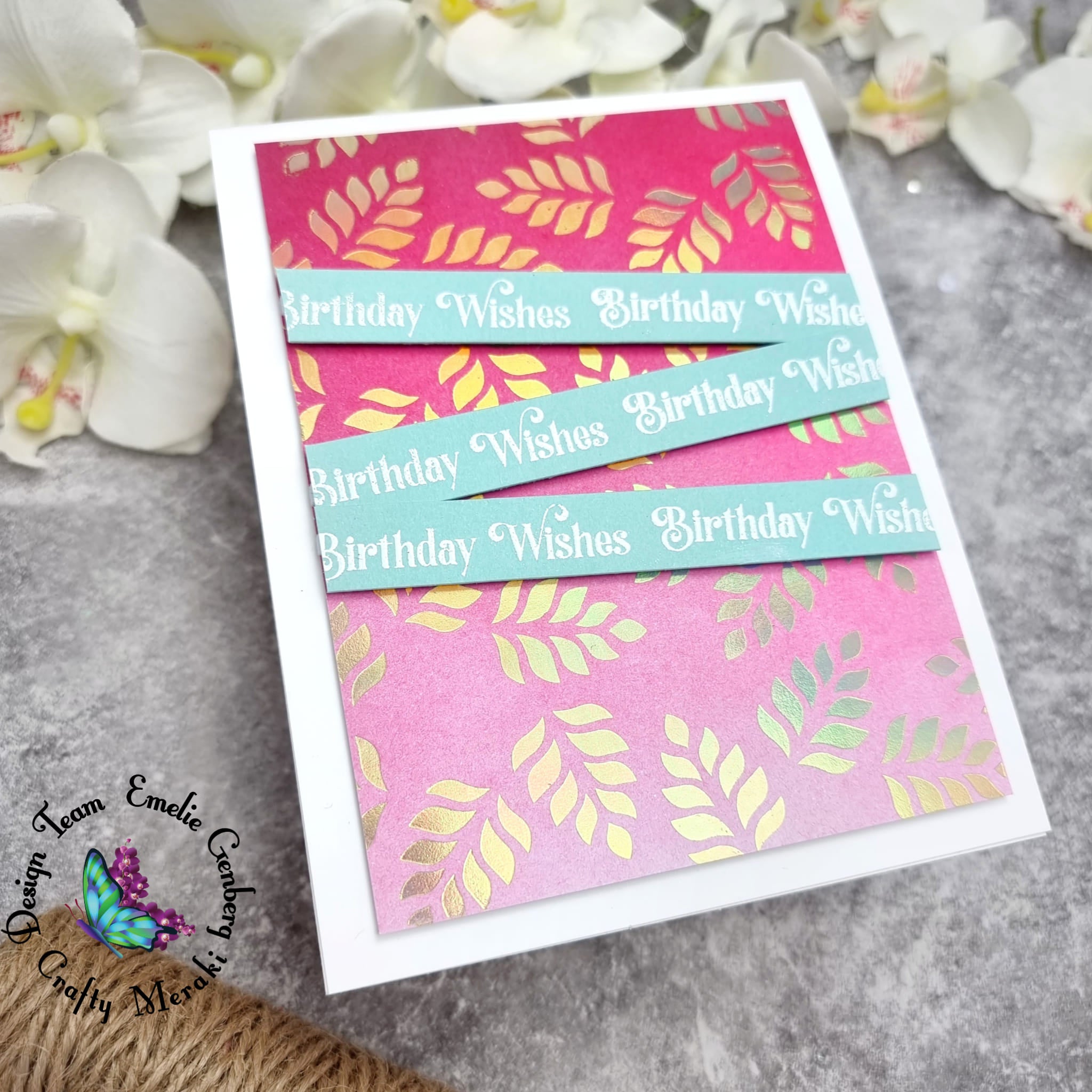 Crafty Meraki Ballad of the Heart Hot Foil plate - Crafty Meraki