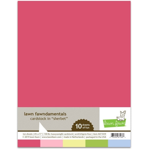 Lawn Fawn CardStock - Sherbet