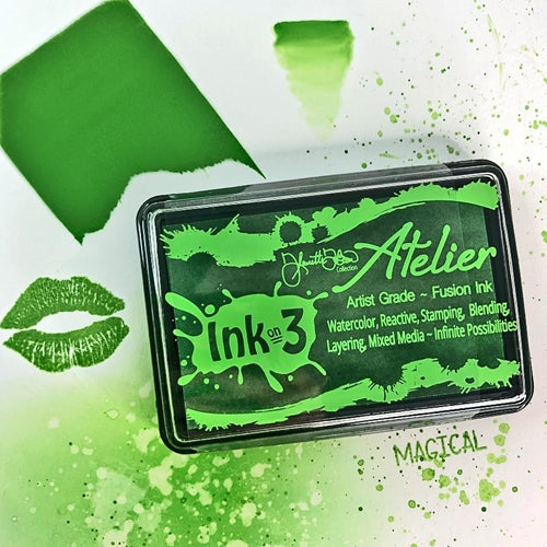 Inkon 3 Atelier Goddess Green - Artist Grade Fusion Ink Pad - Crafty Meraki