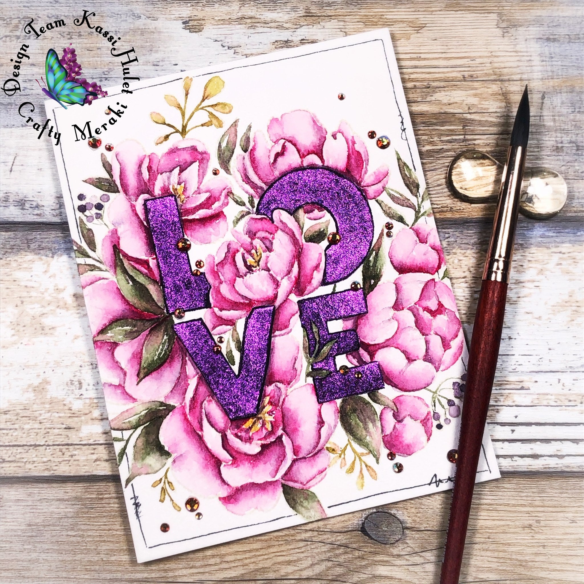 Crafty Meraki All You Need is Love Stamp set - Crafty Meraki