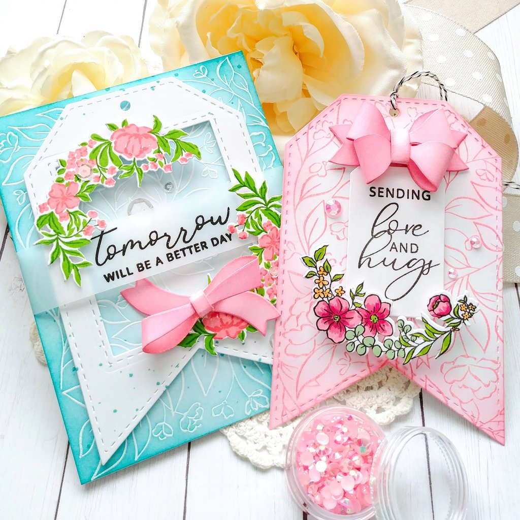 Pinkfresh Studio Sweet Blooms Coordinating Stencil - Crafty Meraki
