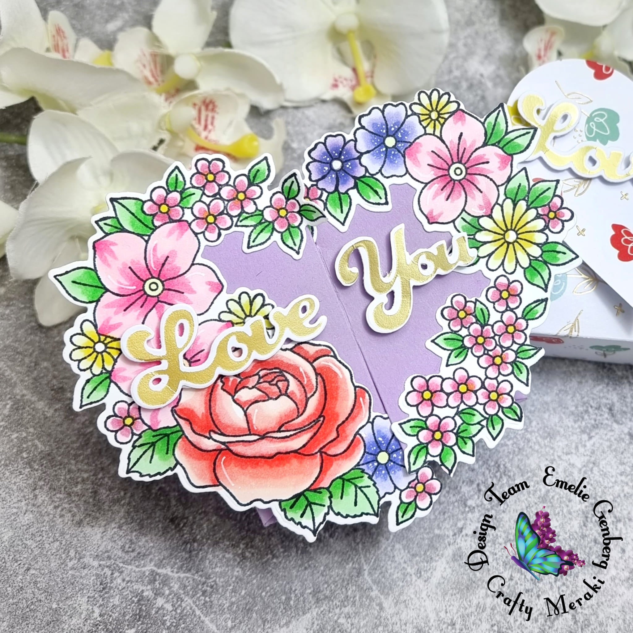 Crafty Meraki Loving Heart Stamp set - Crafty Meraki