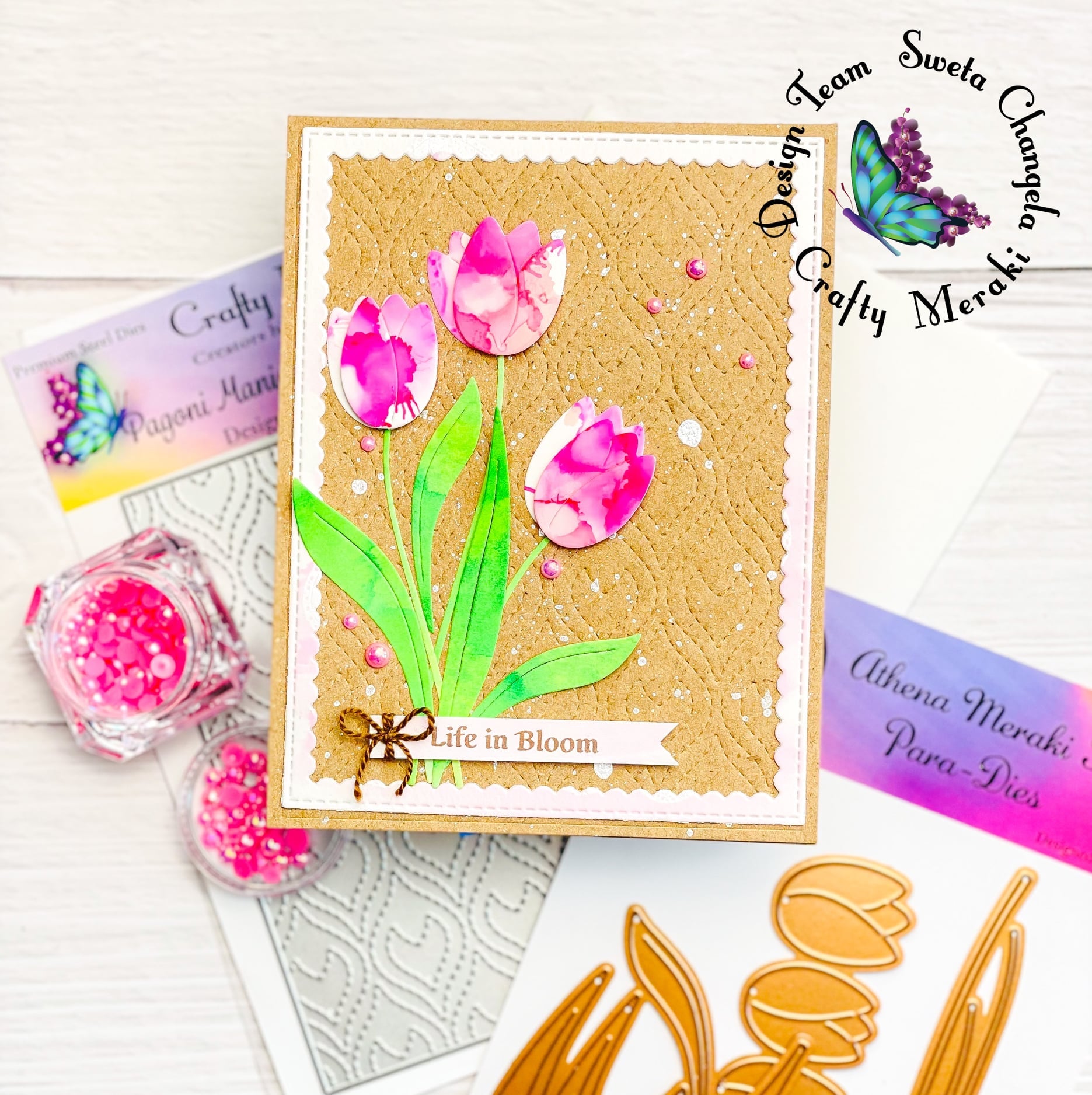Crafty Meraki Pagoni Mania Background A2 Para-Dies - Crafty Meraki