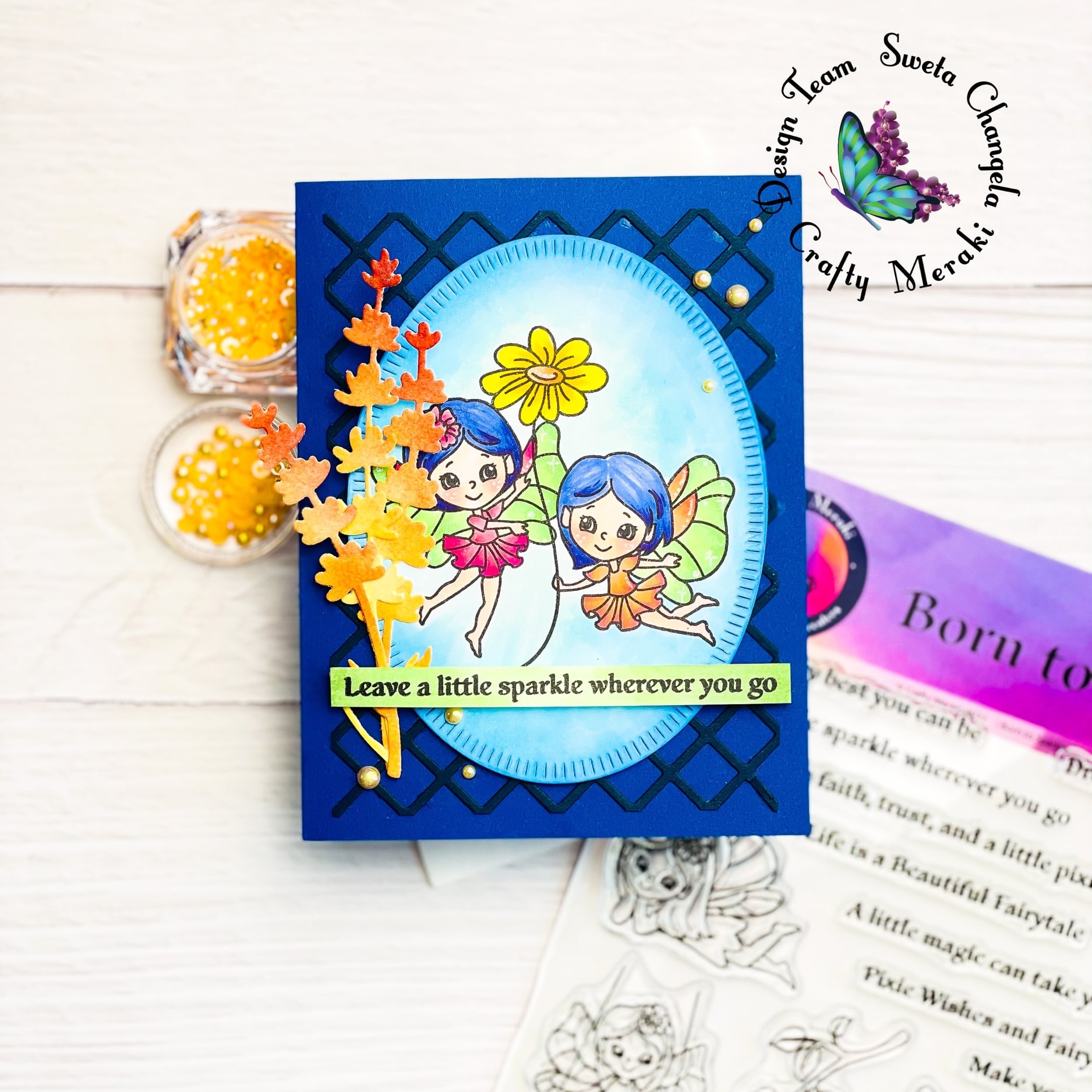 Crafty Meraki Born To Sparkle Stamp set - Crafty Meraki