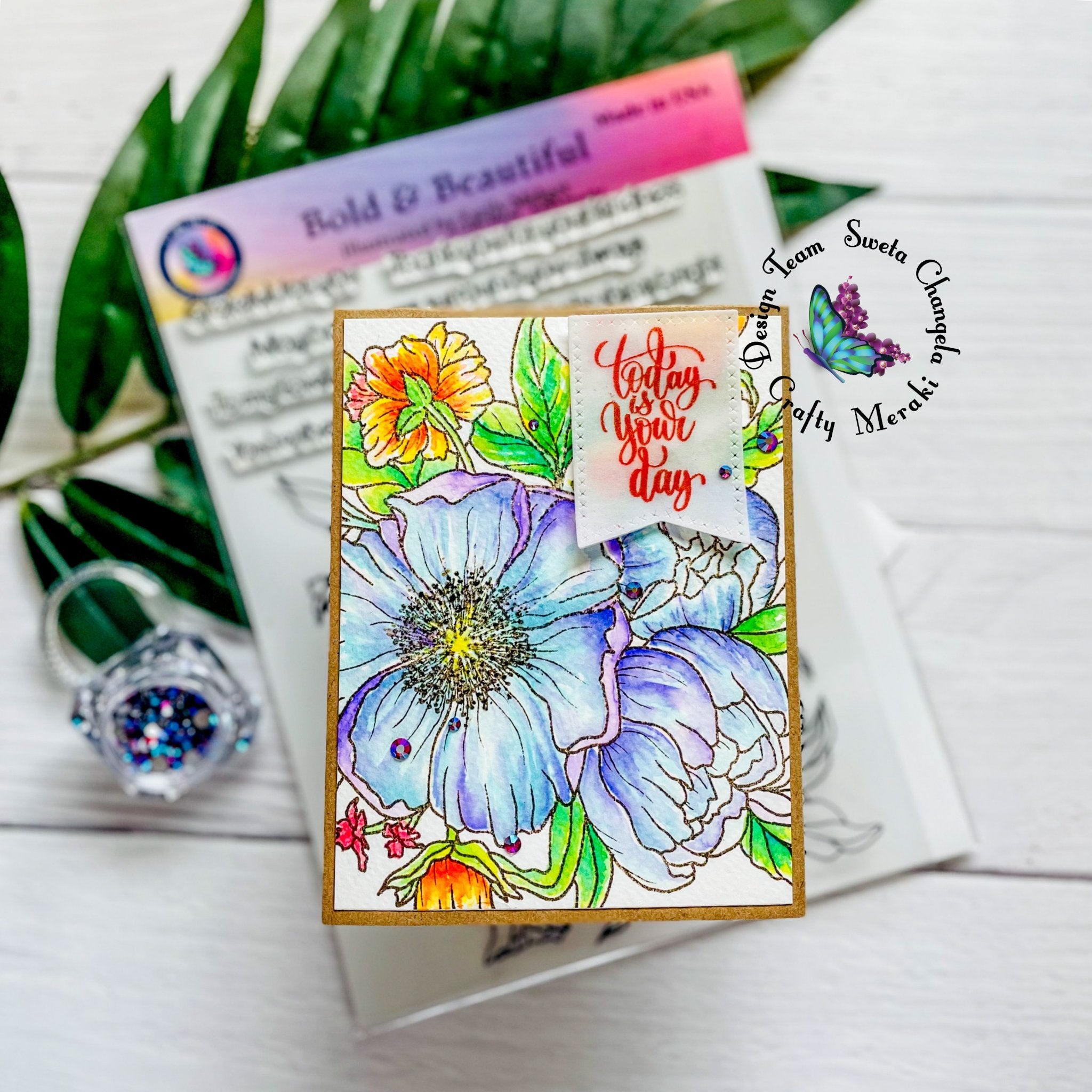 Crafty Meraki Bold and Beautiful stamp set - Crafty Meraki