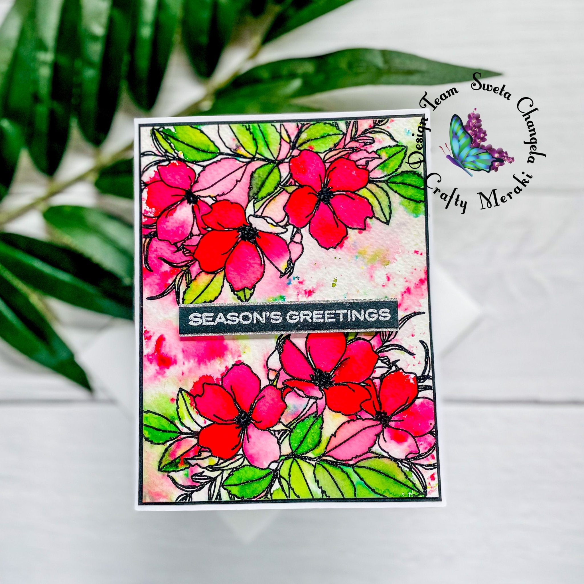 Crafty Meraki Happy Hello stamp set - Crafty Meraki
