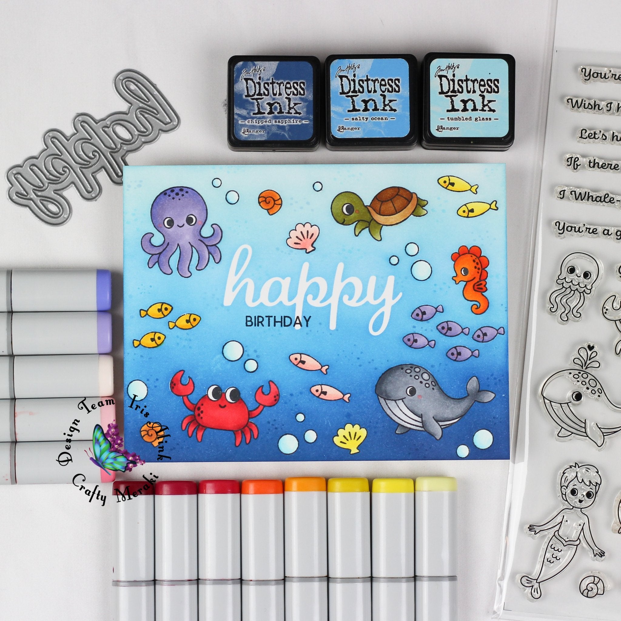 Crafty Meraki Turtle-y Awesome stamp set - Crafty Meraki