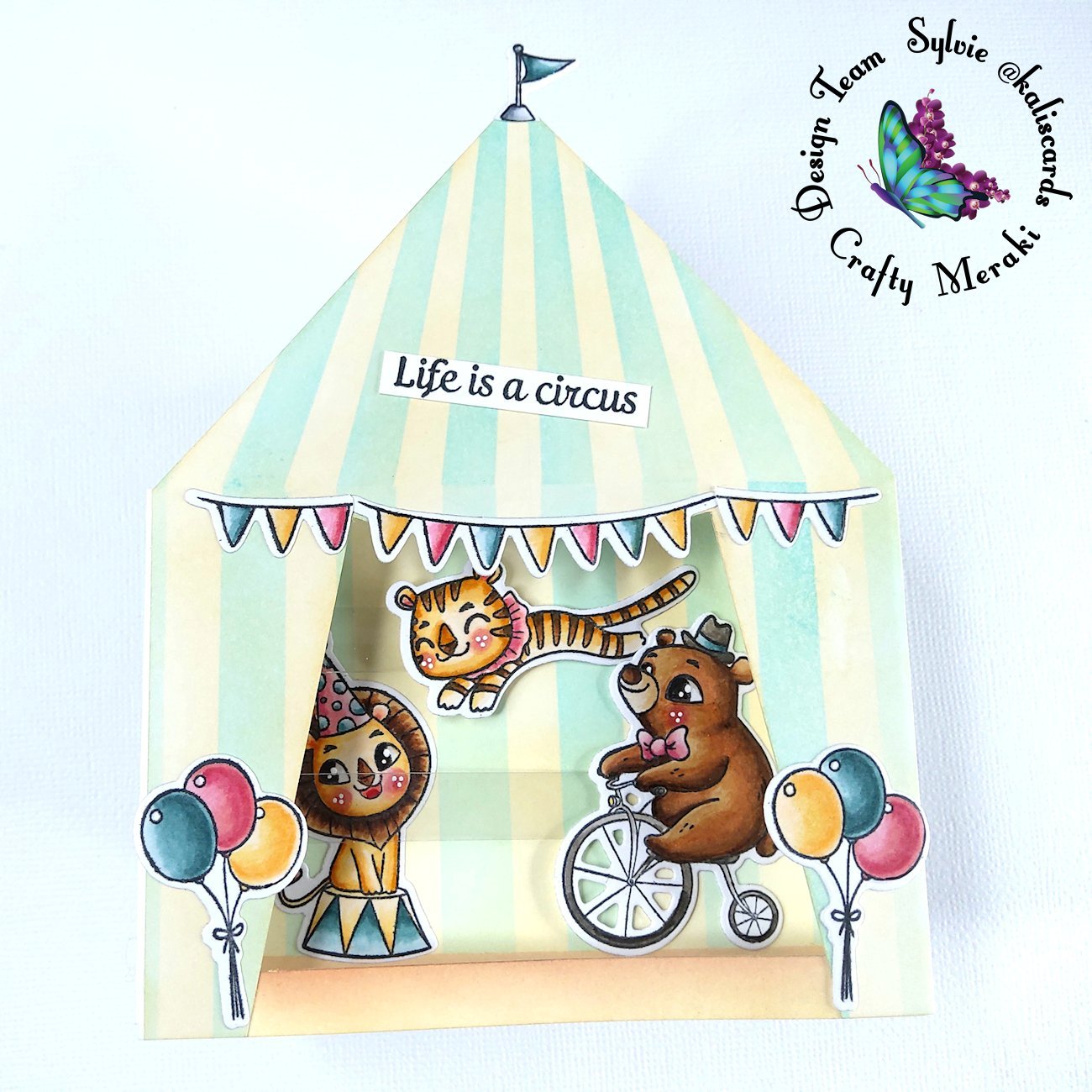 Crafty Meraki Roaring Good time stamp set - Crafty Meraki