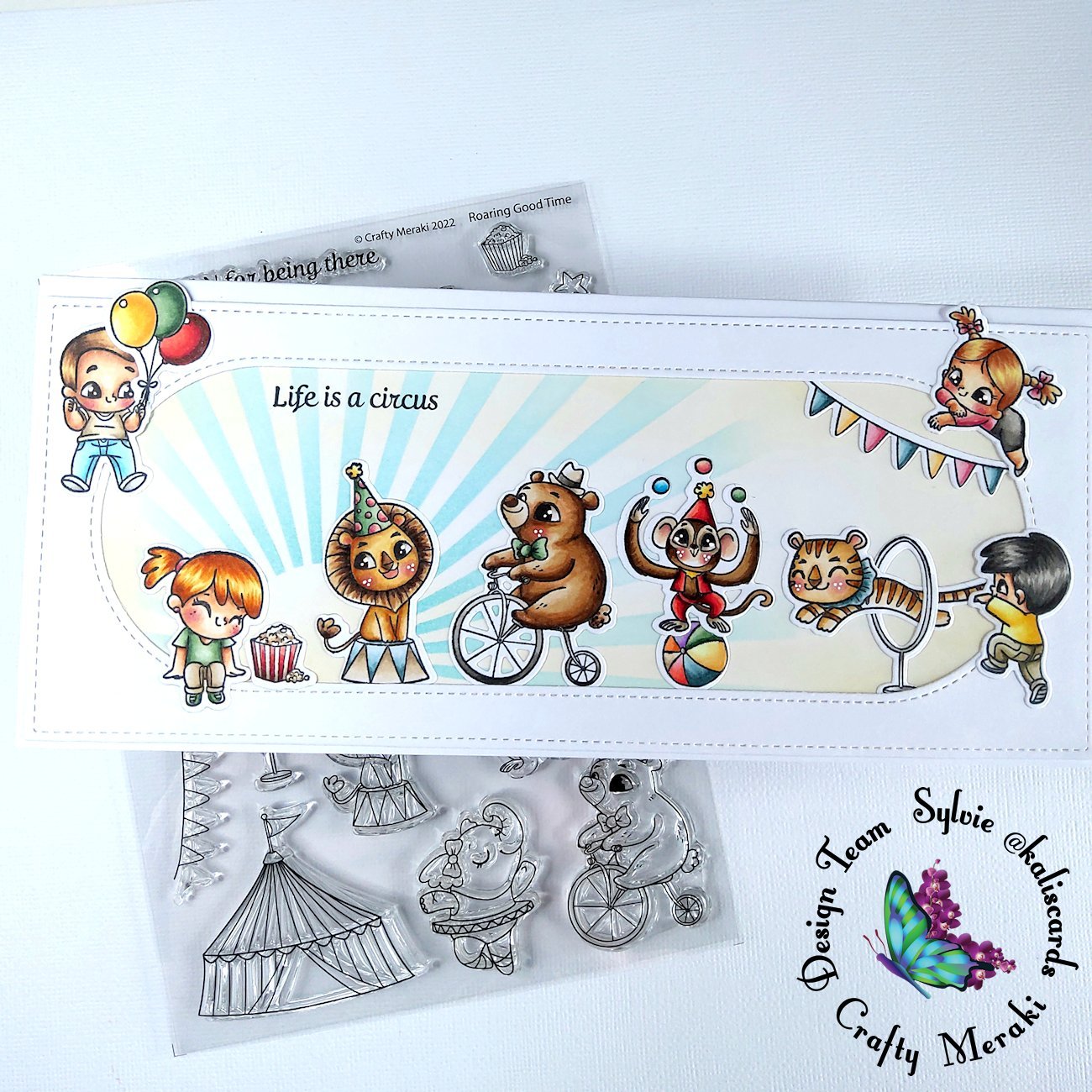 Crafty Meraki Roaring Good time stamp set - Crafty Meraki