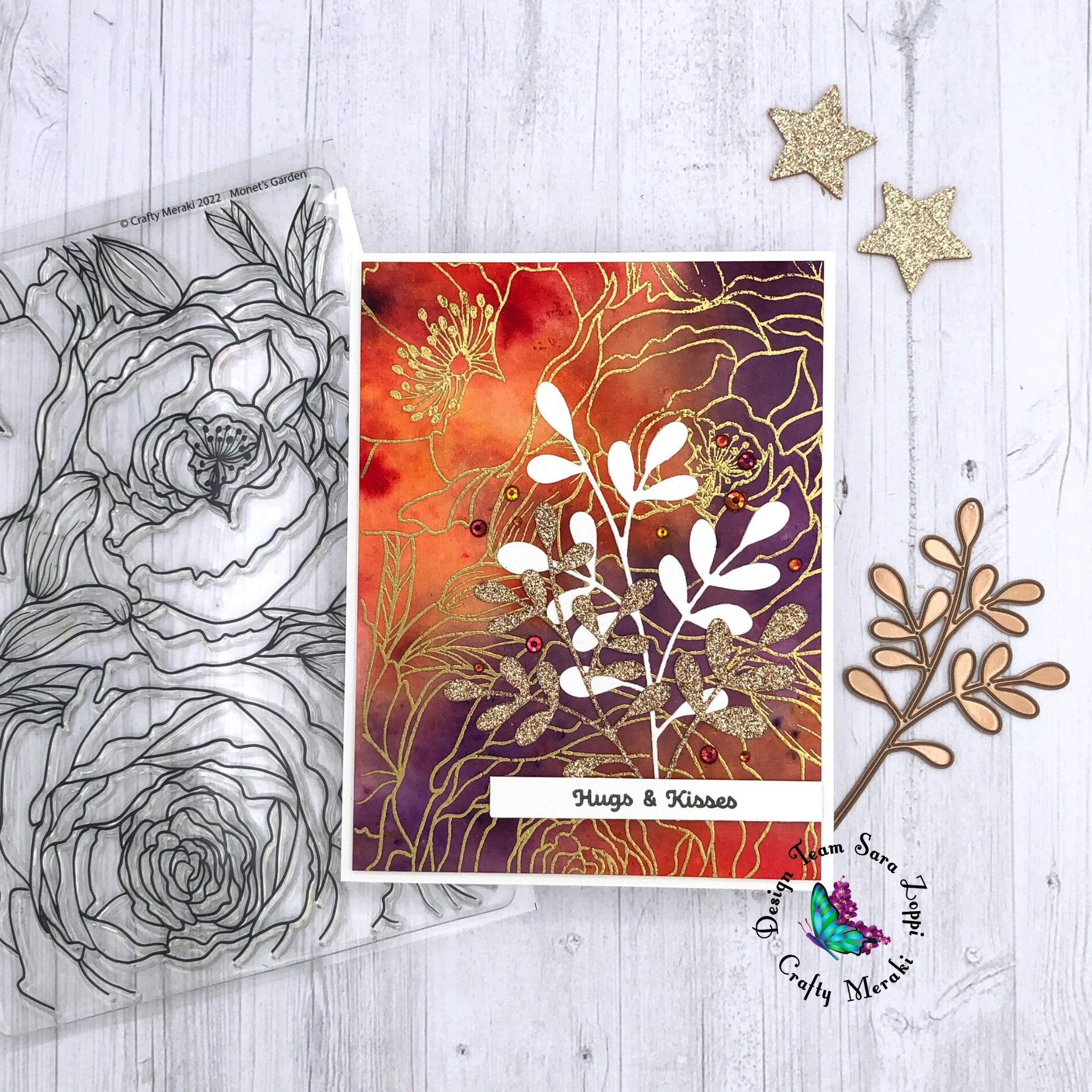Crafty Meraki Monet's Garden stamp set - Crafty Meraki
