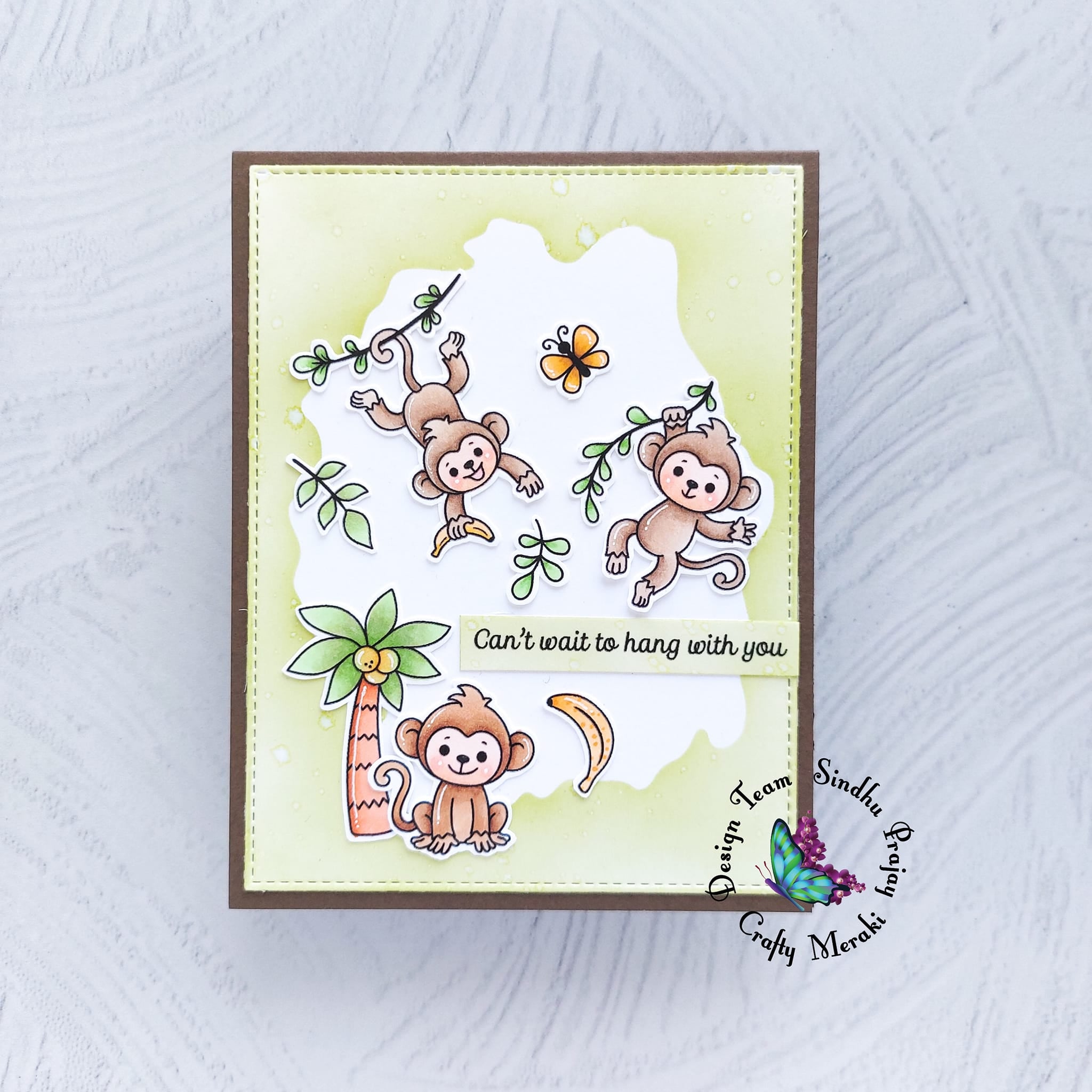 Crafty Meraki True Chimpion stamp set - Crafty Meraki