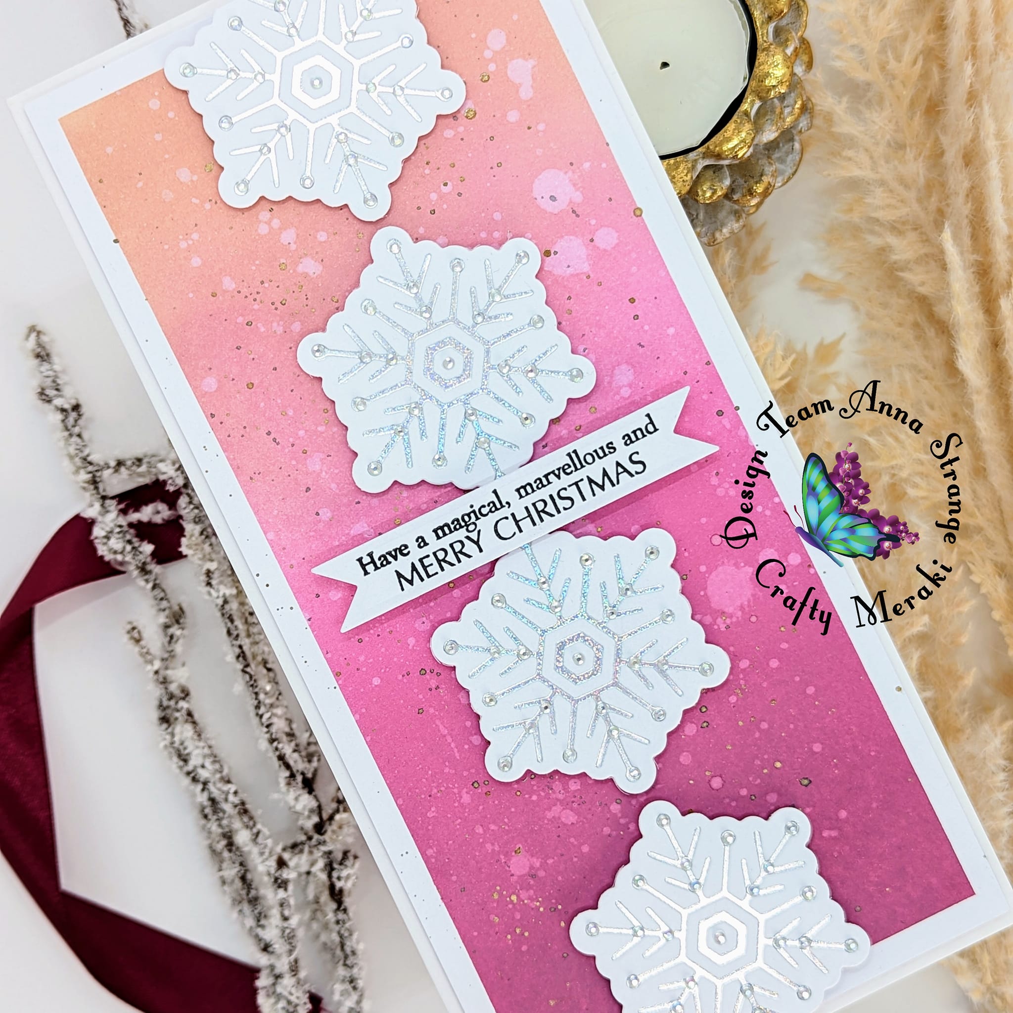 Crafty Meraki 'Tis the Season hot foil plate - Crafty Meraki