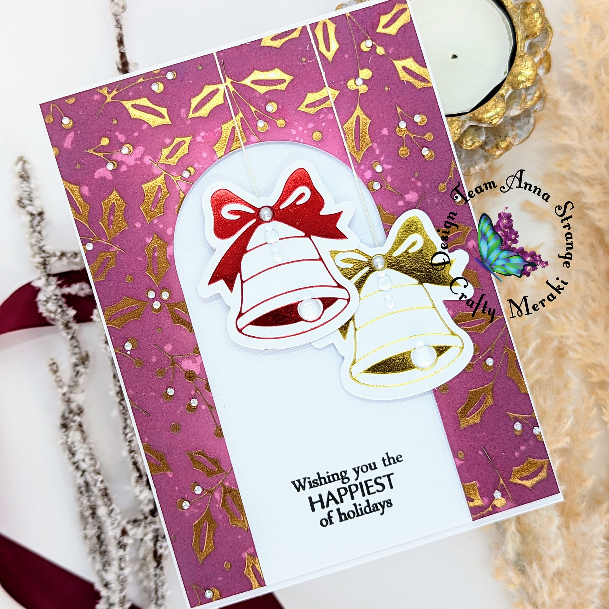 Crafty Meraki 'Tis the Season hot foil plate - Crafty Meraki