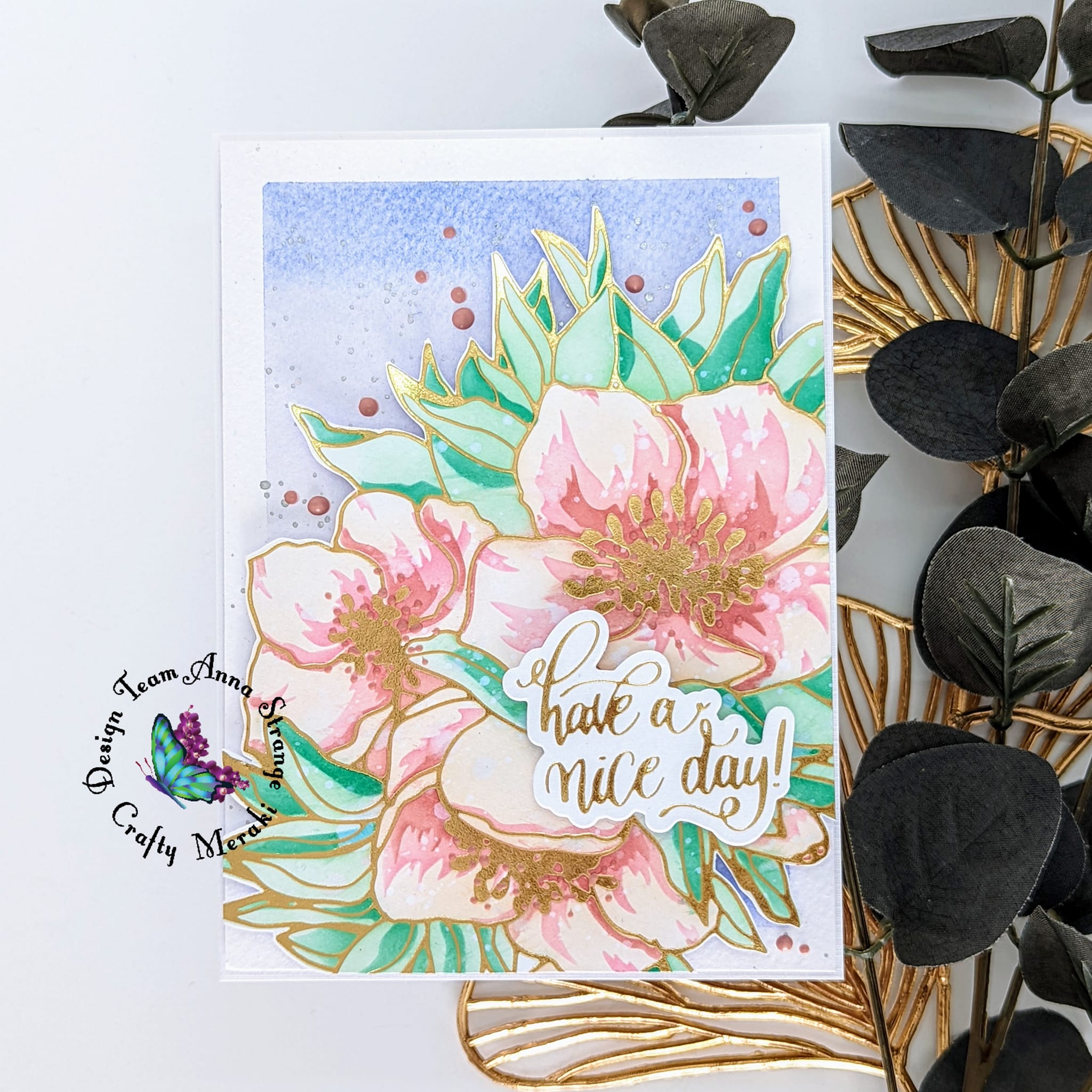 Crafty Meraki Elegance Hot Foil Plate - Crafty Meraki