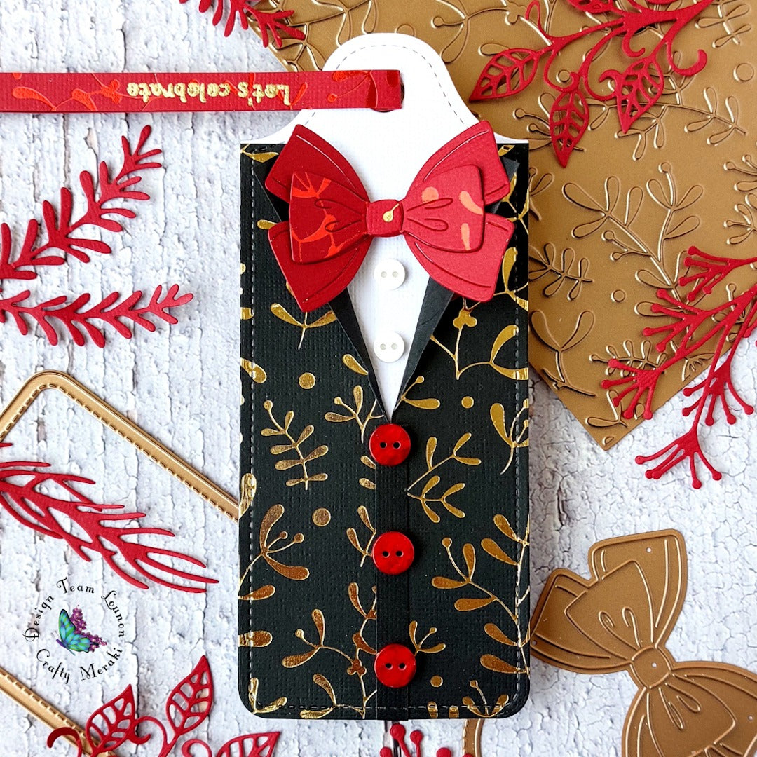 Crafty Meraki Under the Mistletoe Hot Foil plate - Crafty Meraki