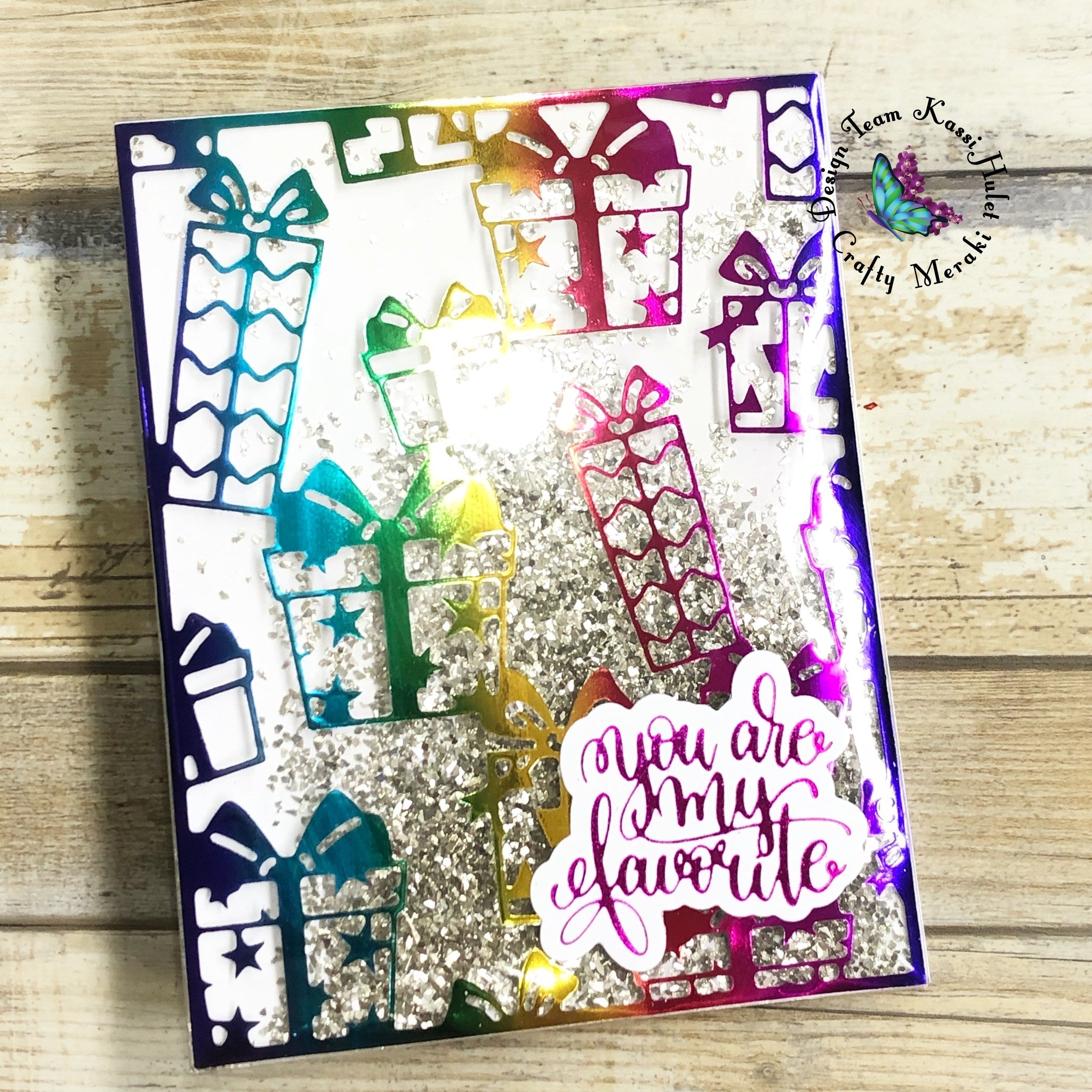 Crafty Meraki All Wrapped Up Hot Foil plate - Crafty Meraki